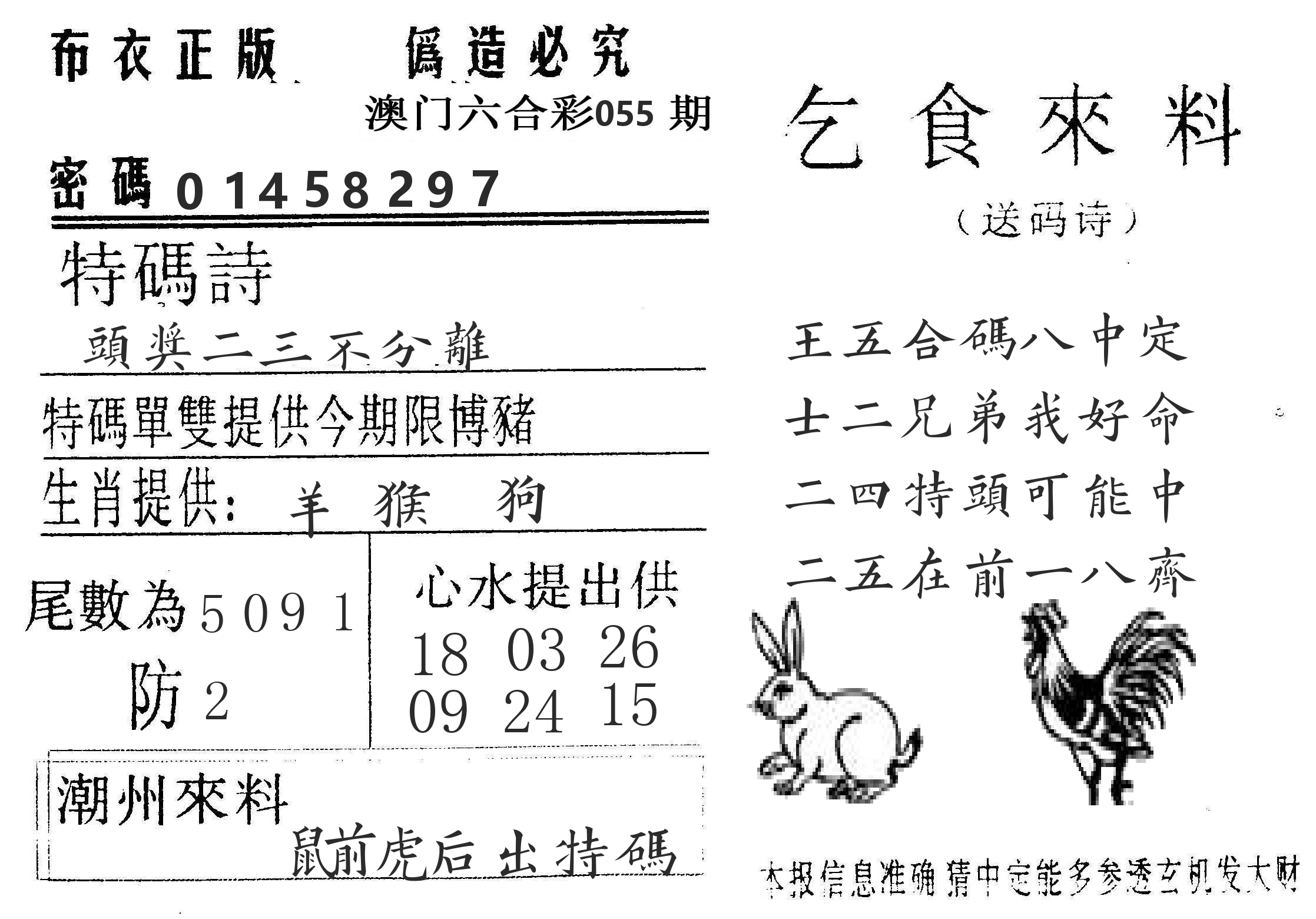千禧码王 第55期