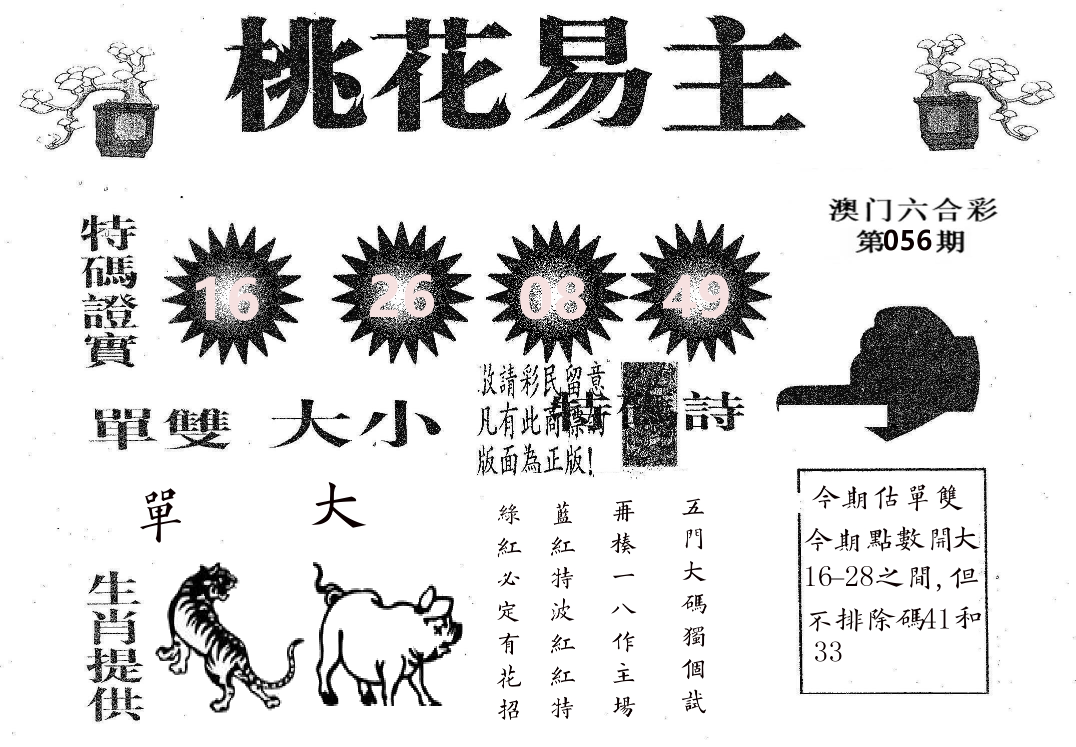 桃花易主 第56期