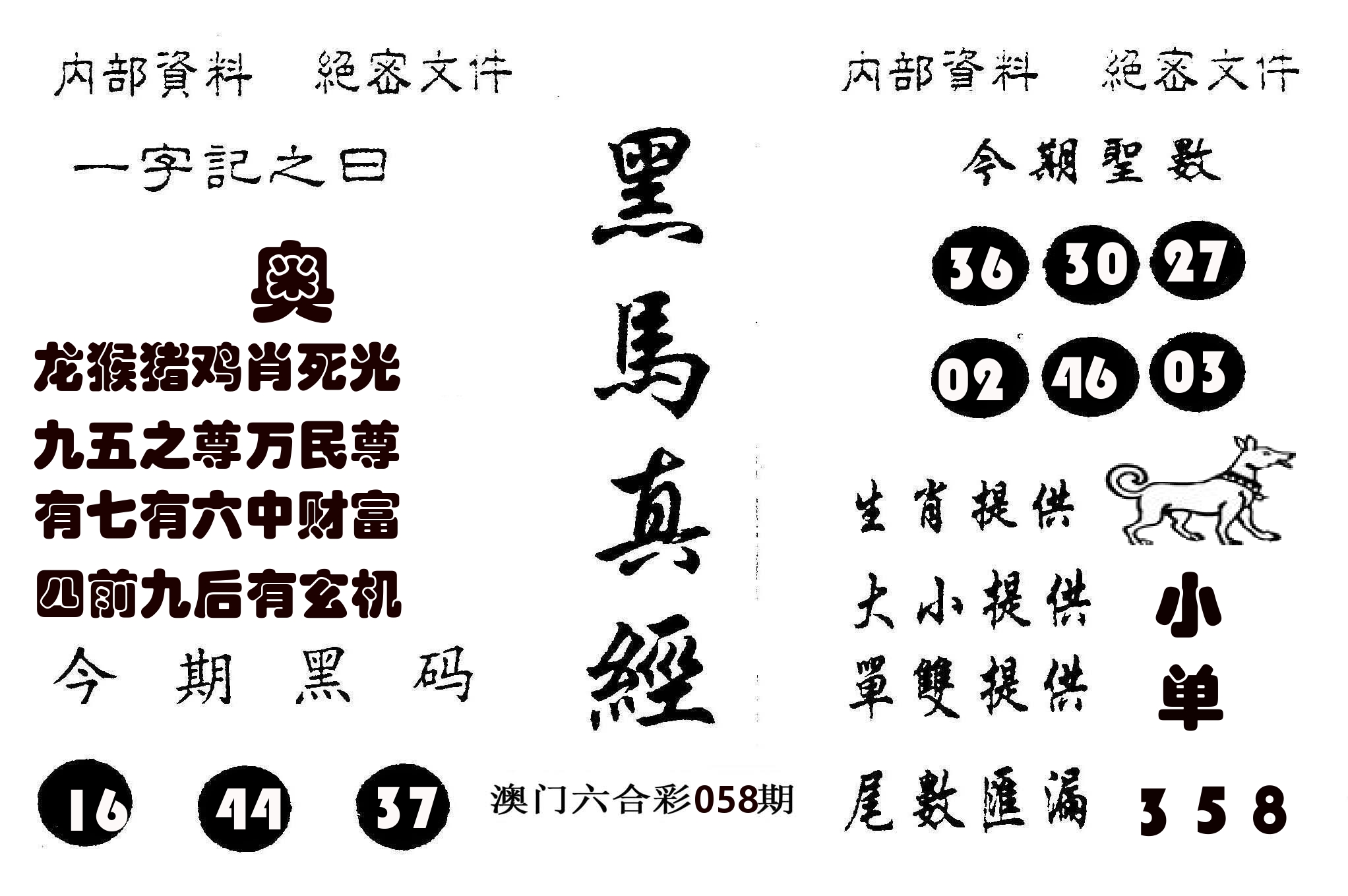 黑马真经 第58期