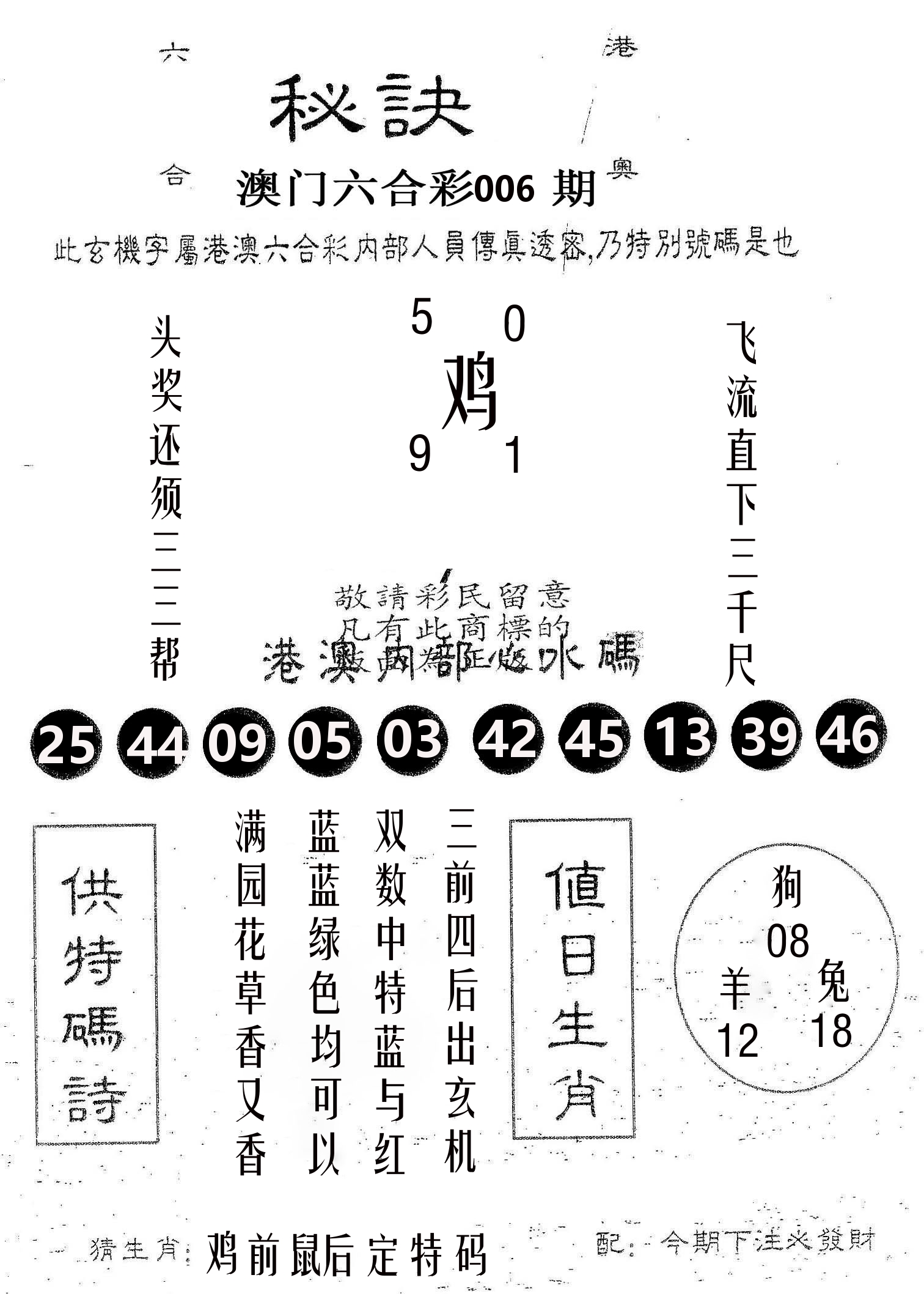 秘决 第6期