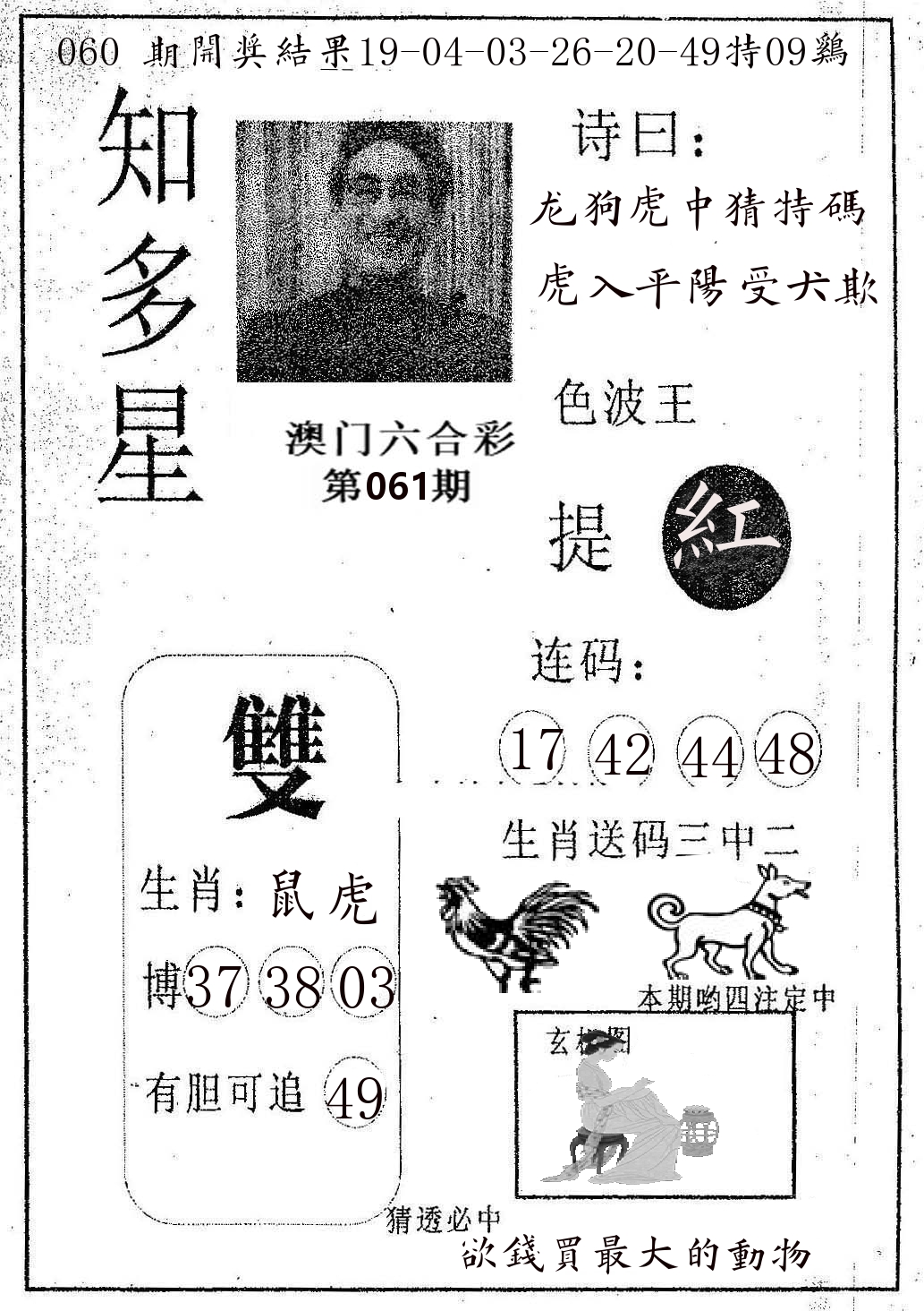 知多星 第61期