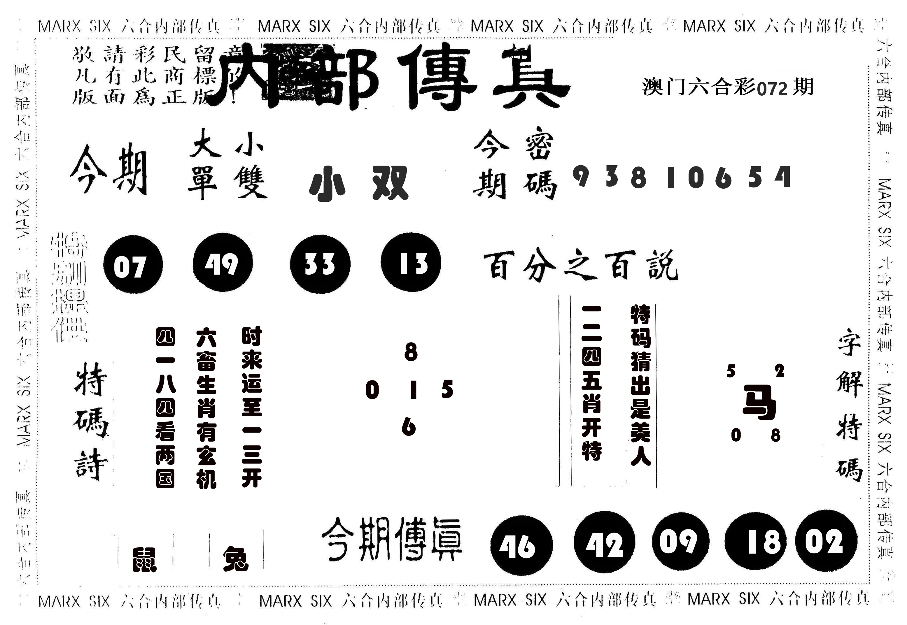 内部传真 第72期