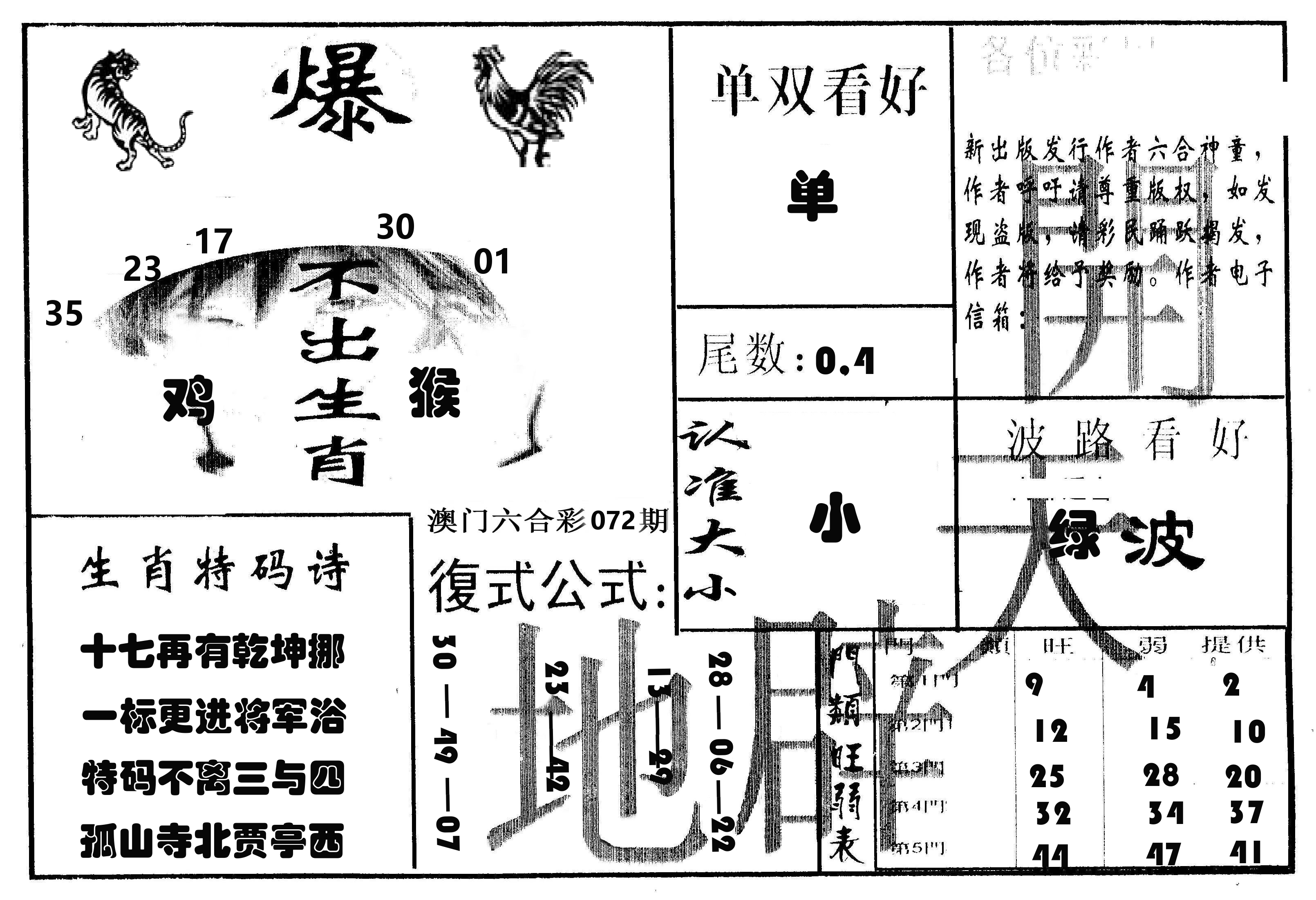 开天辟地 第72期