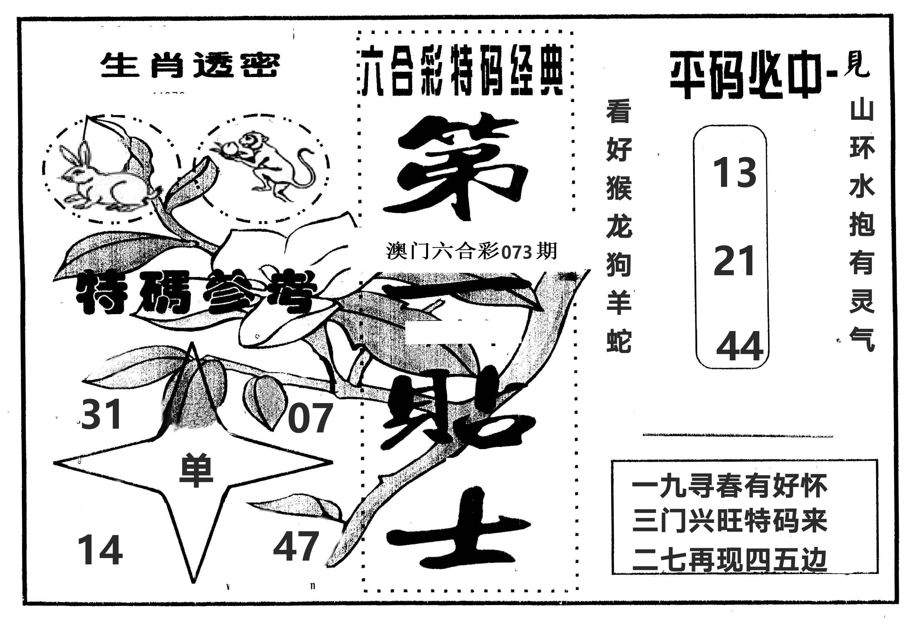 第一贴士 第73期