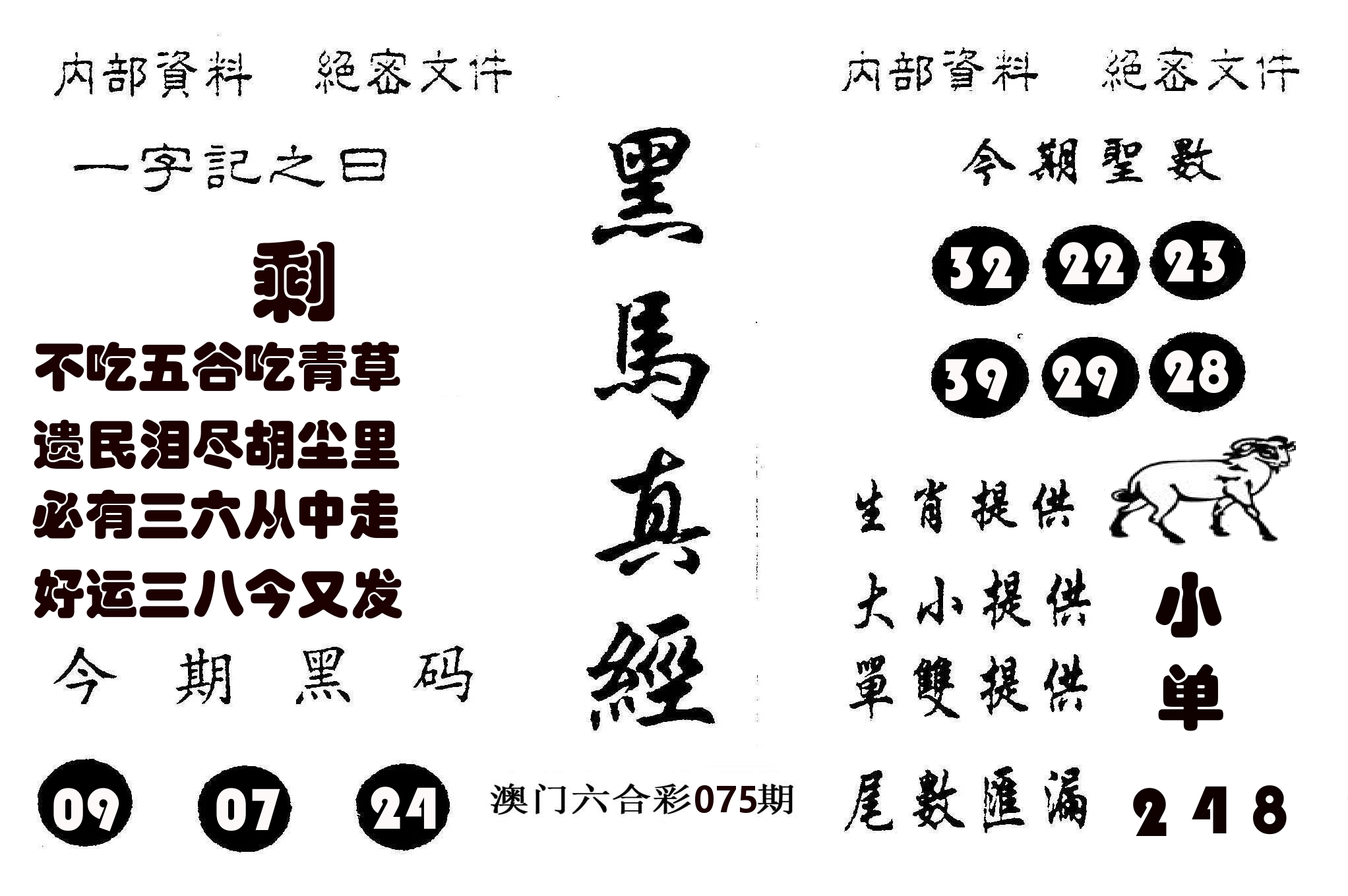 黑马真经 第75期