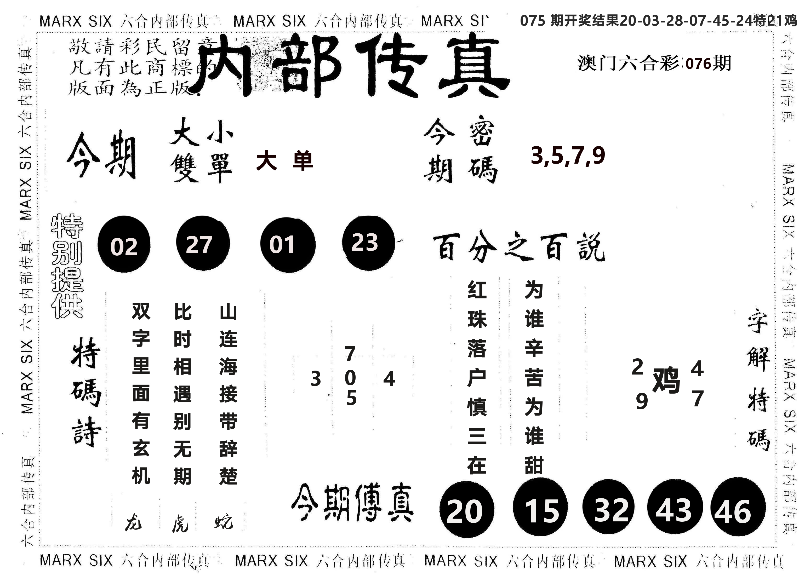 另版内部传真 第76期