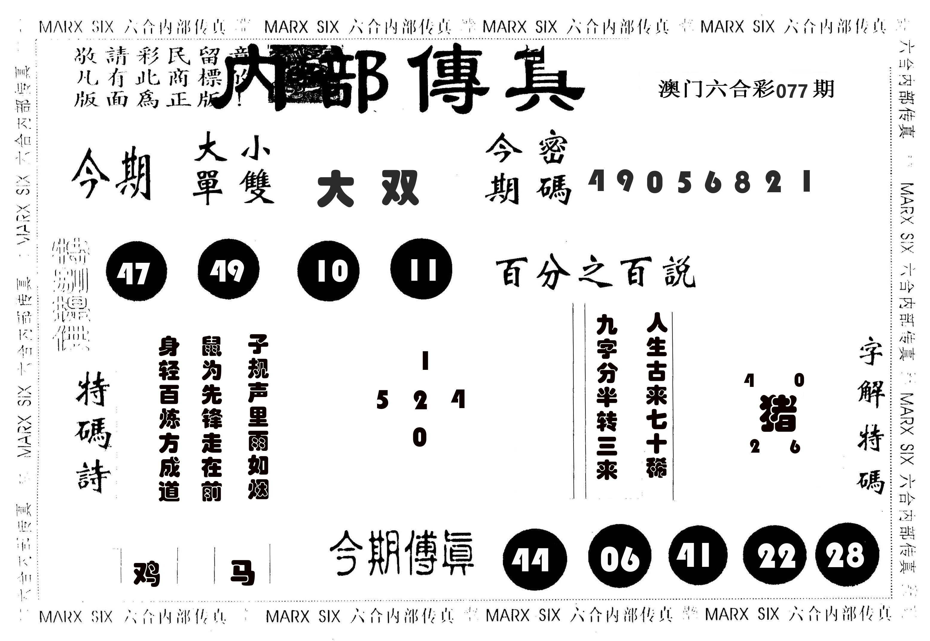 内部传真 第77期