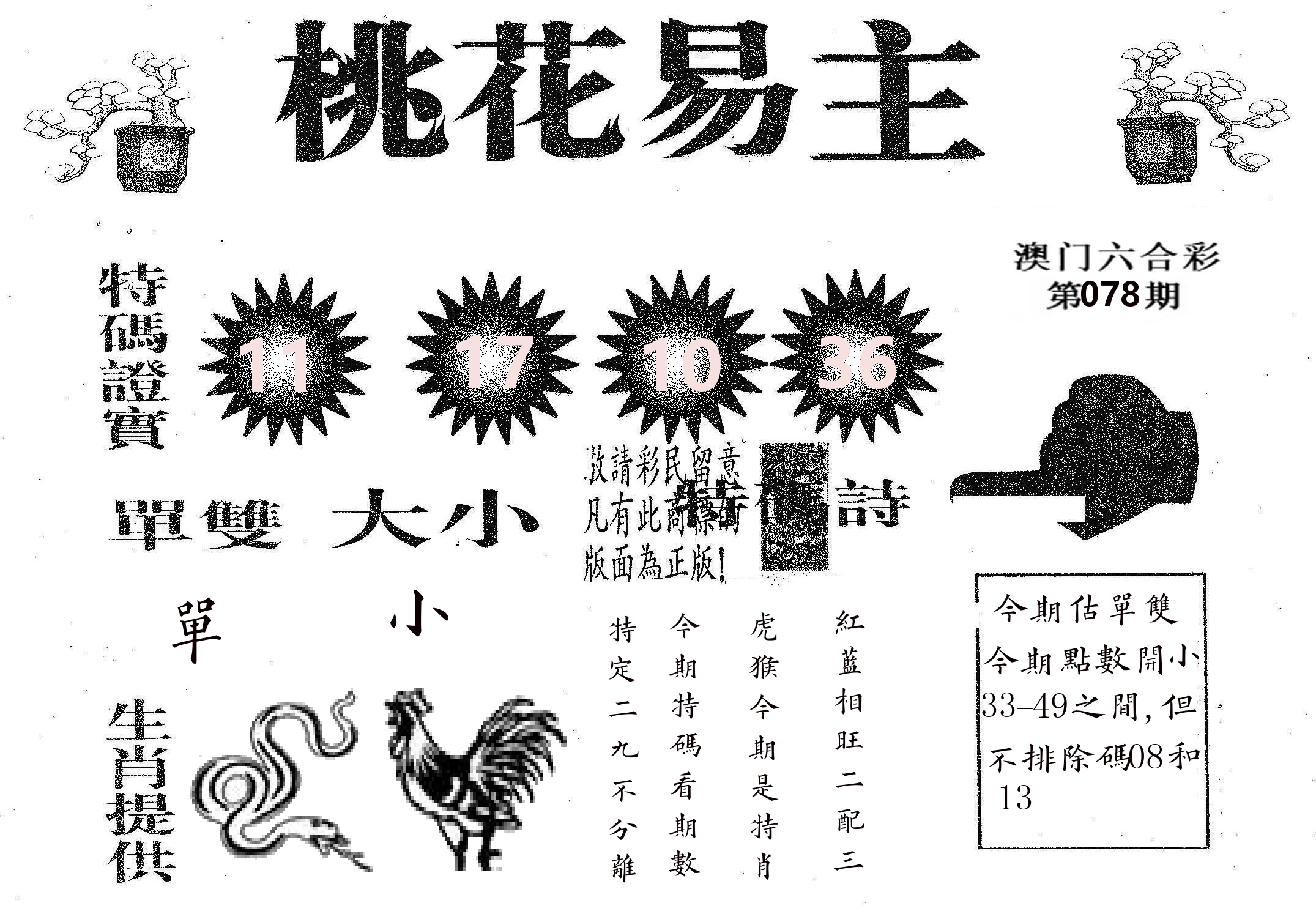 桃花易主 第78期