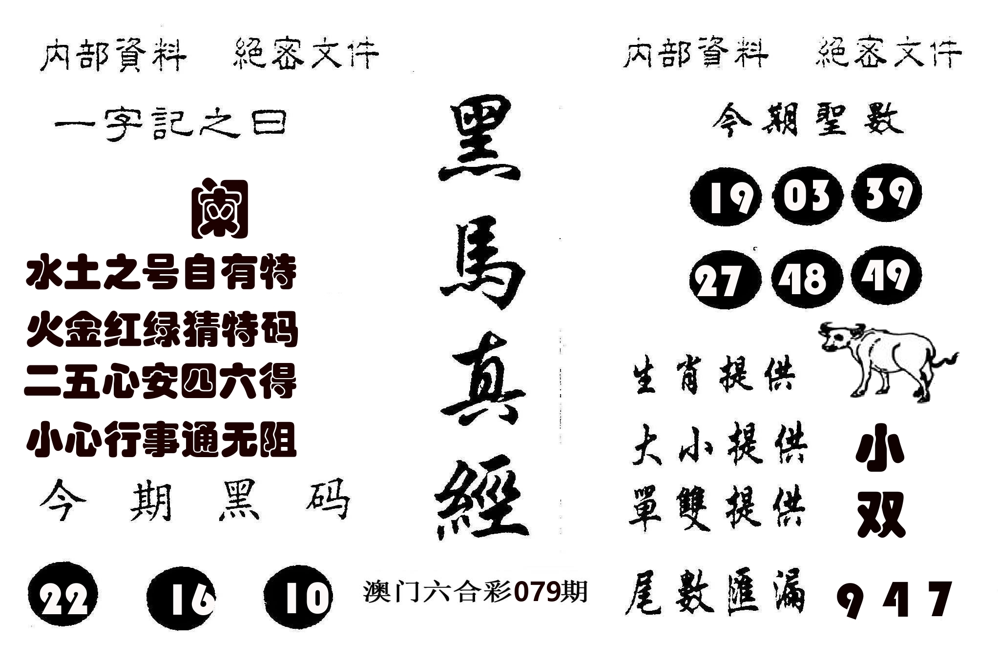 黑马真经 第79期