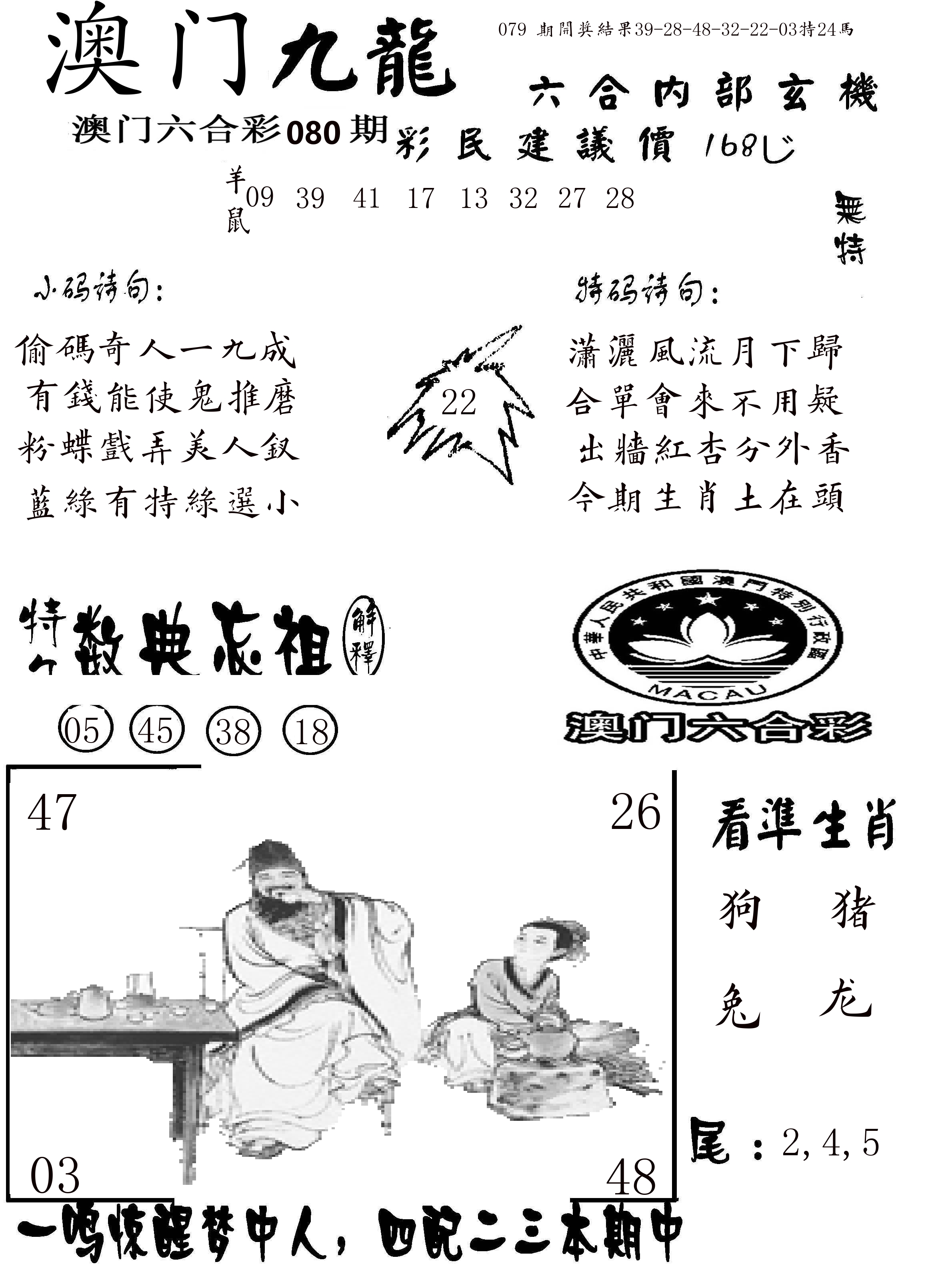 澳门传真1 第80期