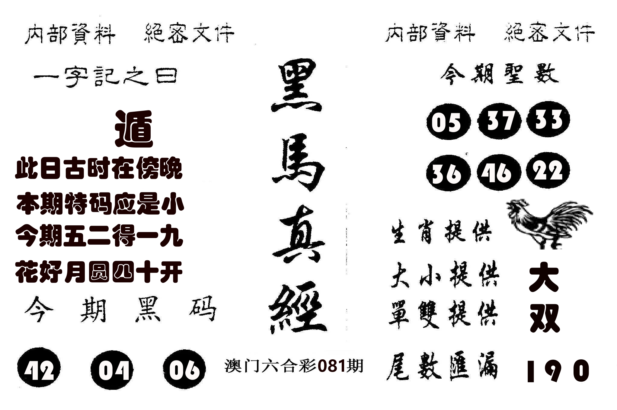 黑马真经 第81期