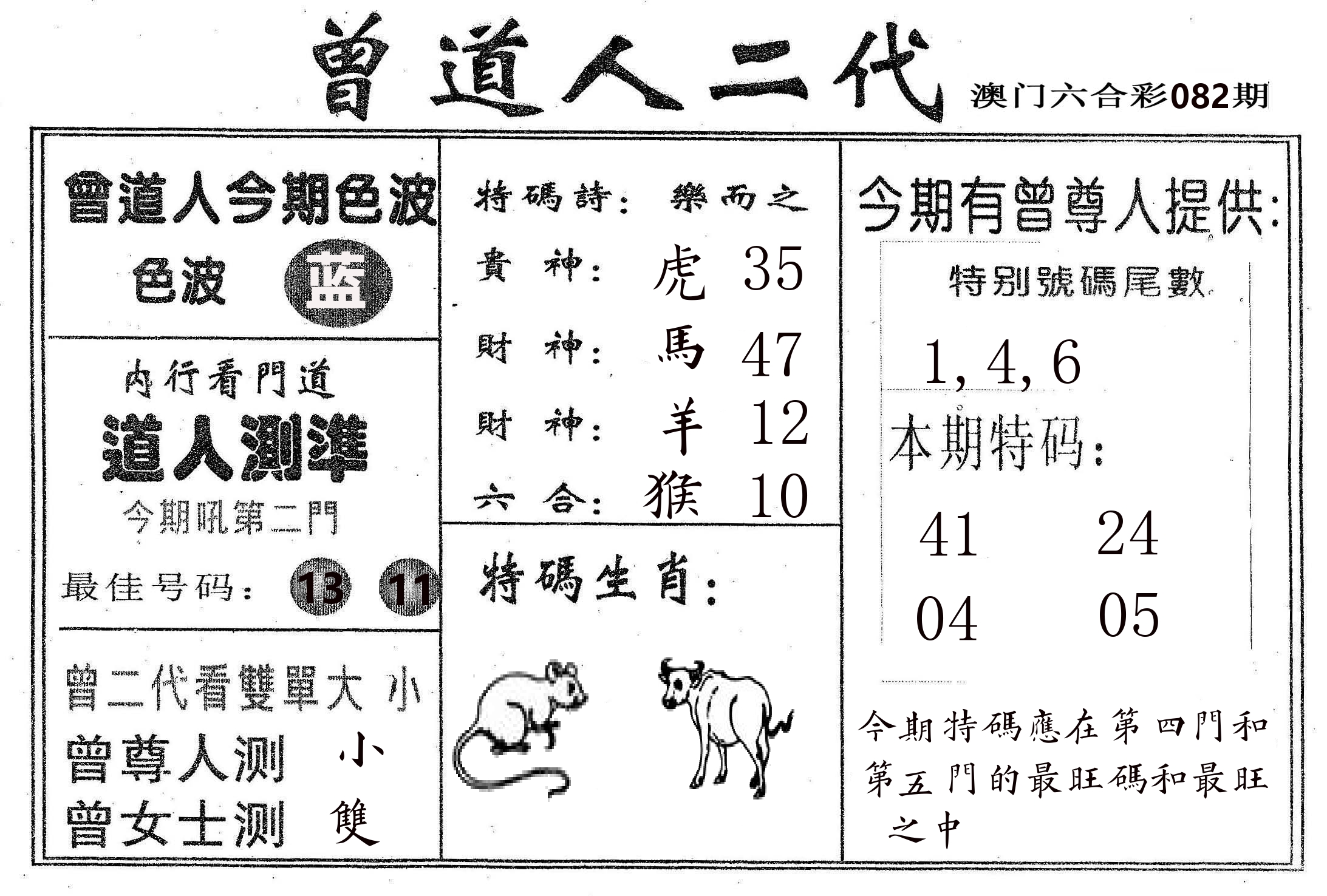 曾二代 第82期