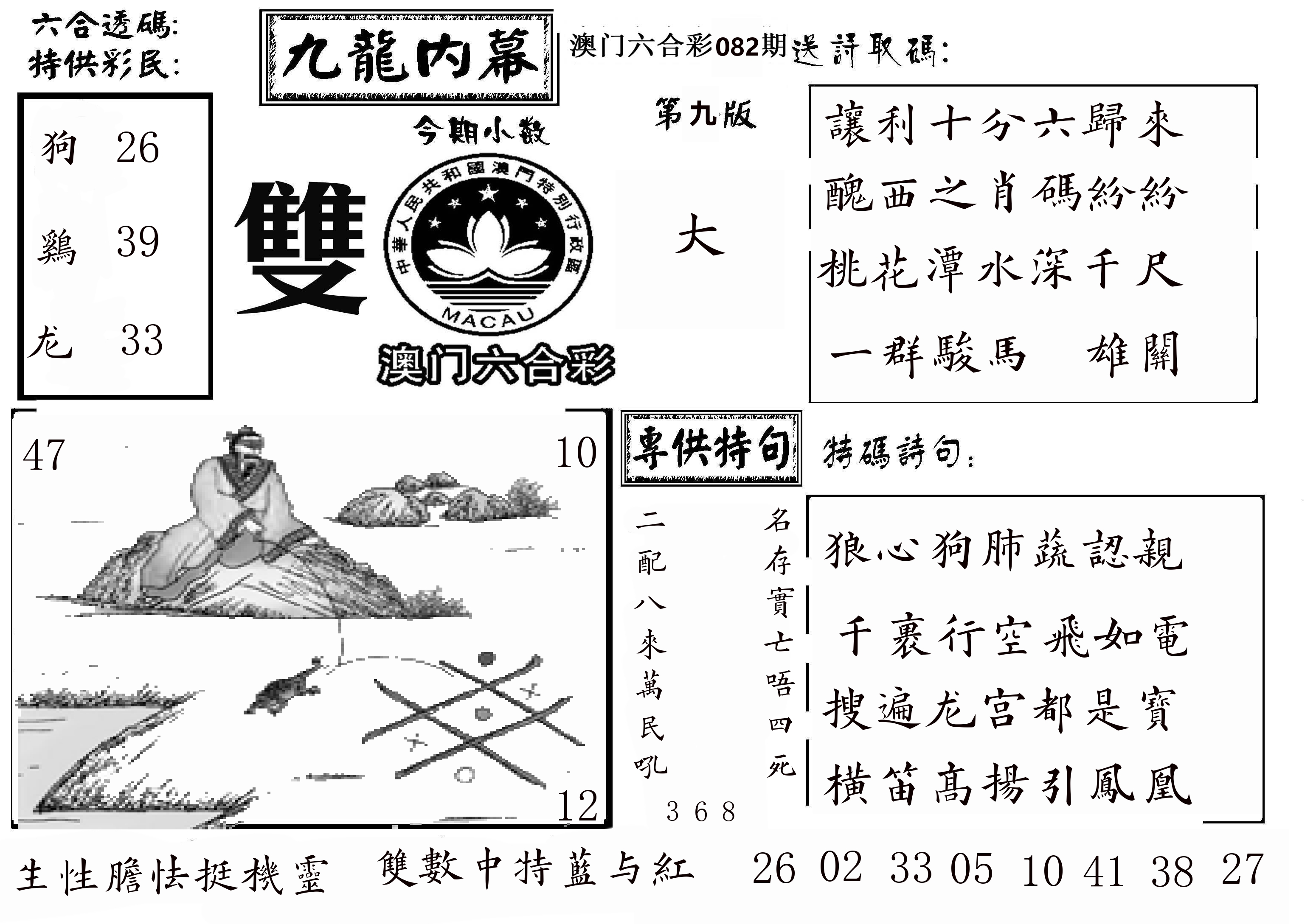 澳门传真3 第82期