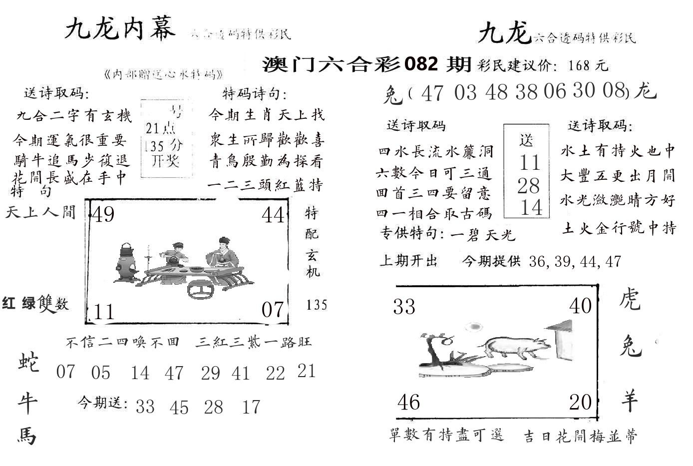 九龙内幕 第82期