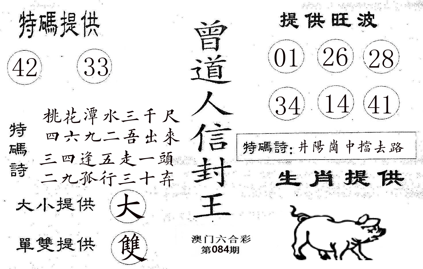 曾信封王 第84期