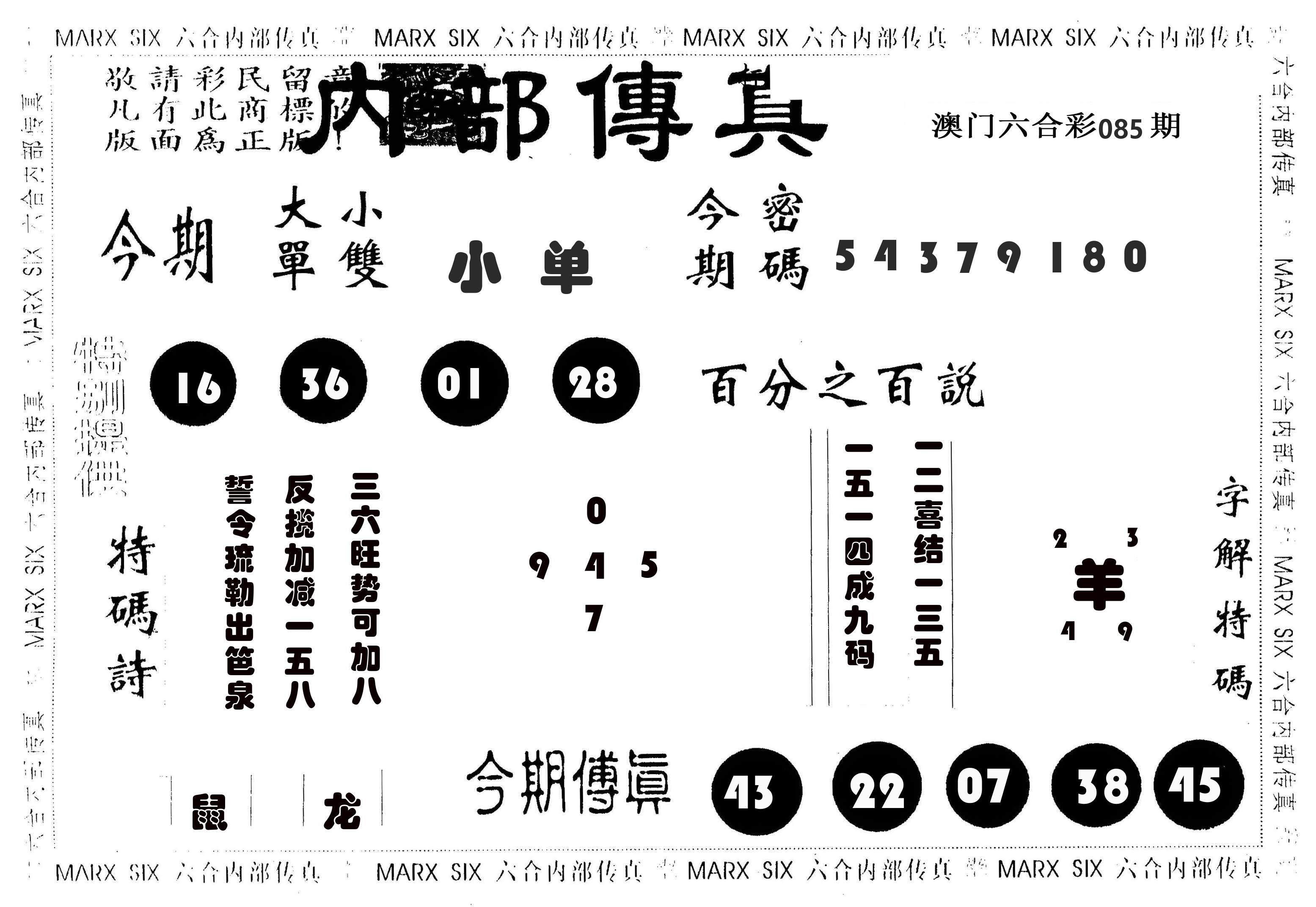 内部传真 第85期