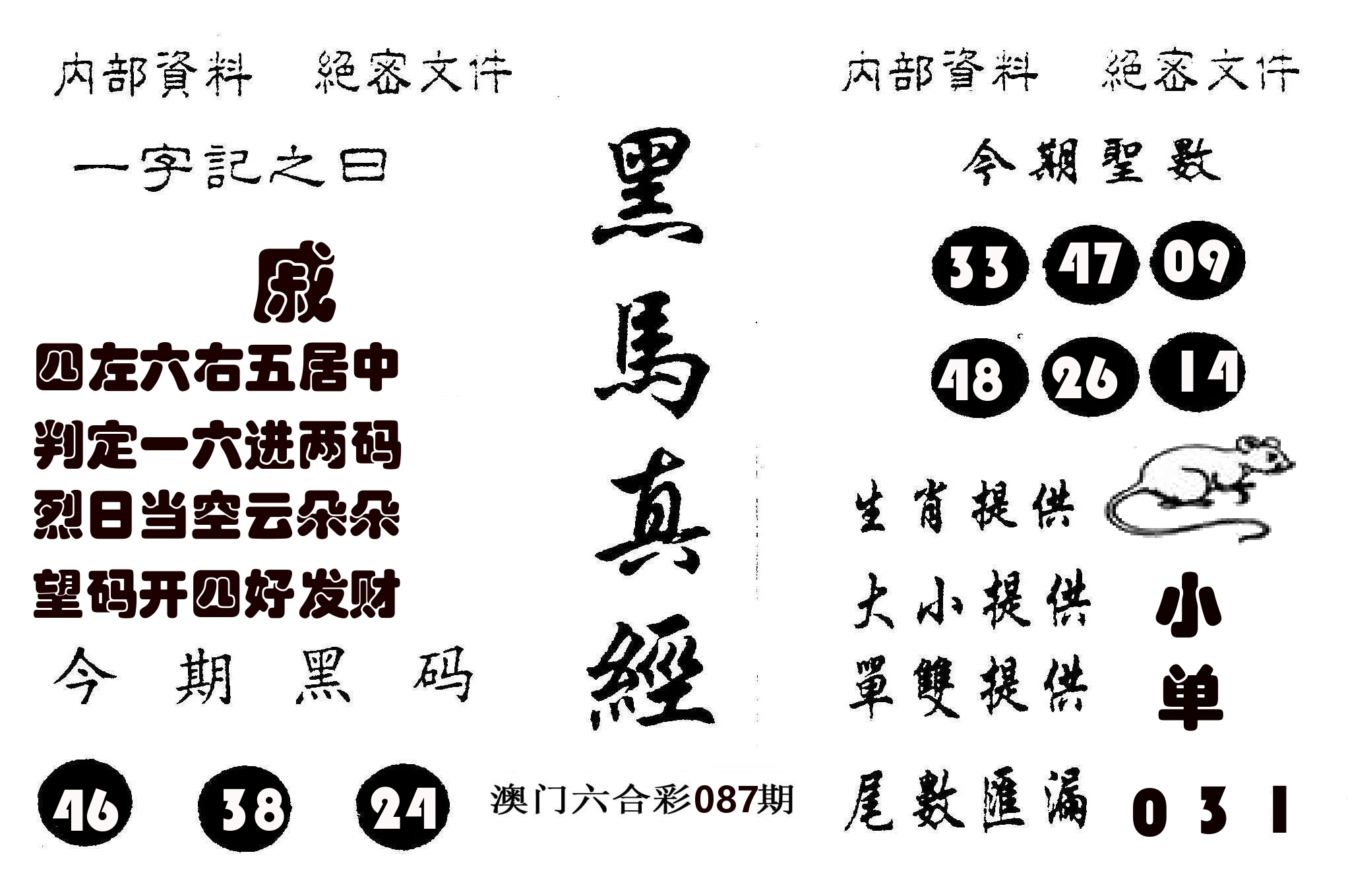 黑马真经 第87期