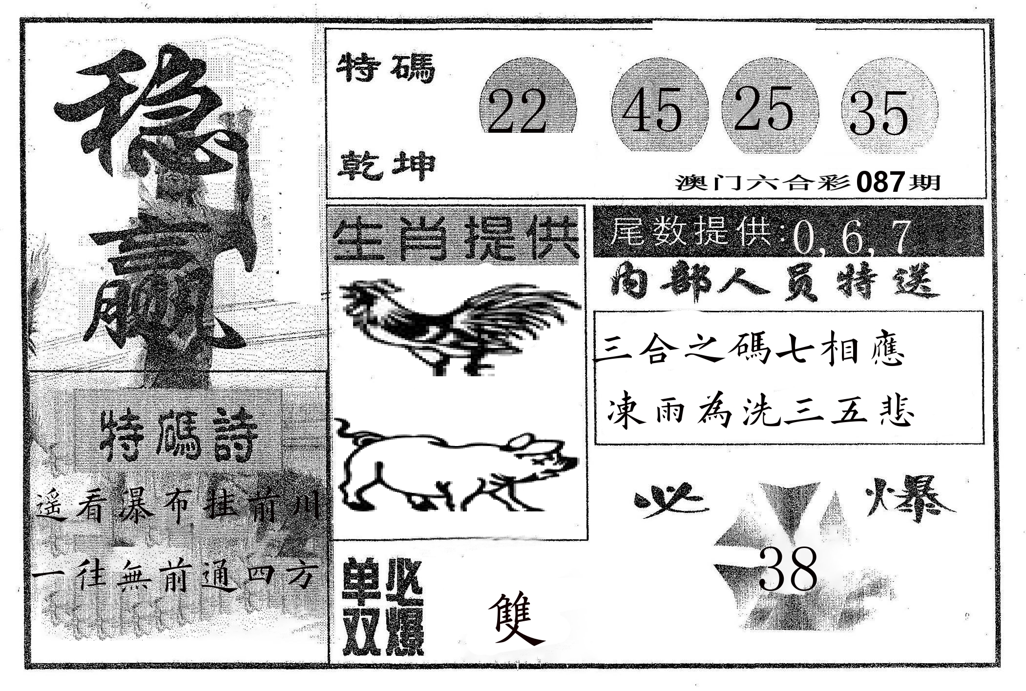 稳赢 第87期