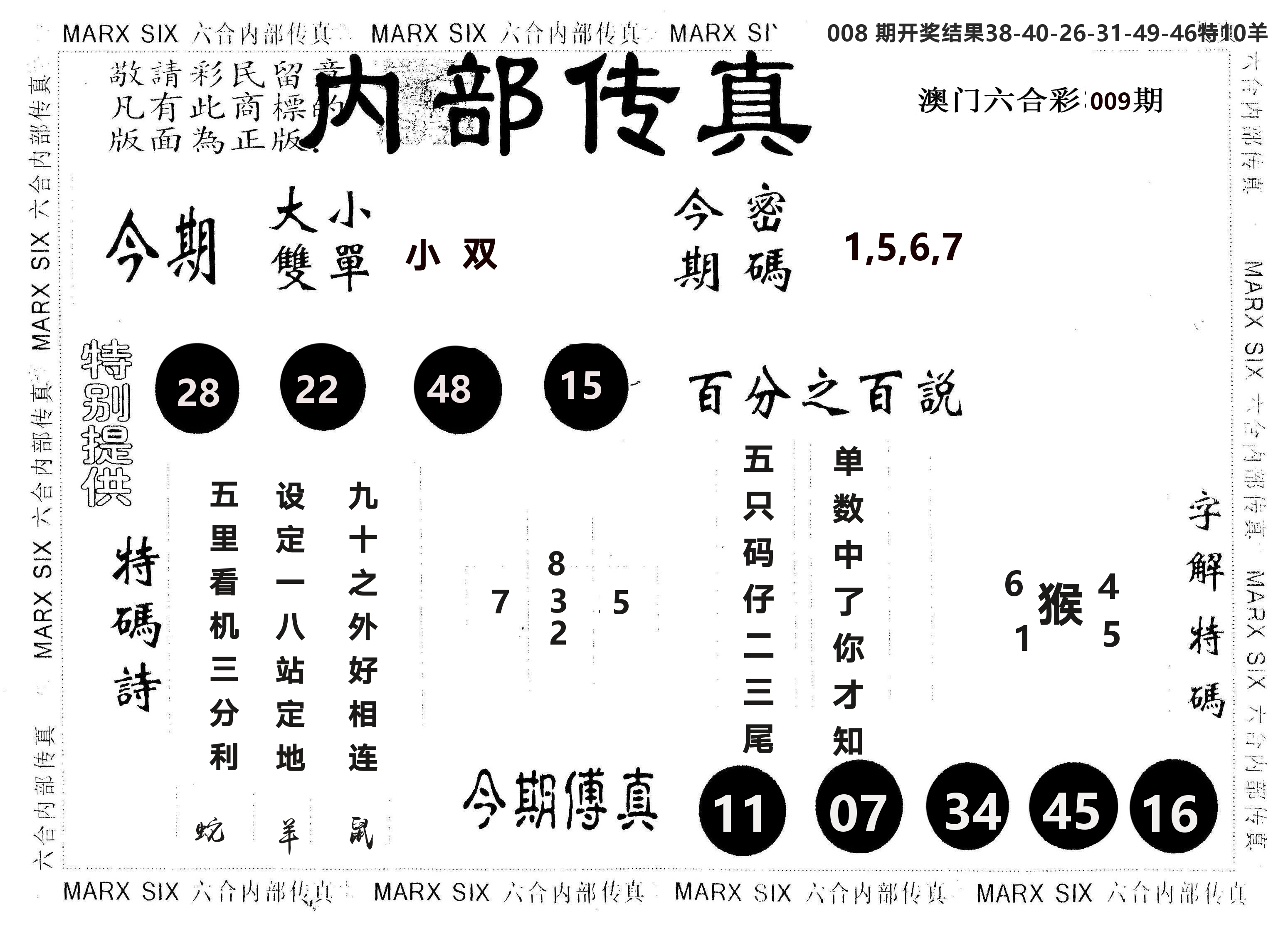 另版内部传真 第9期