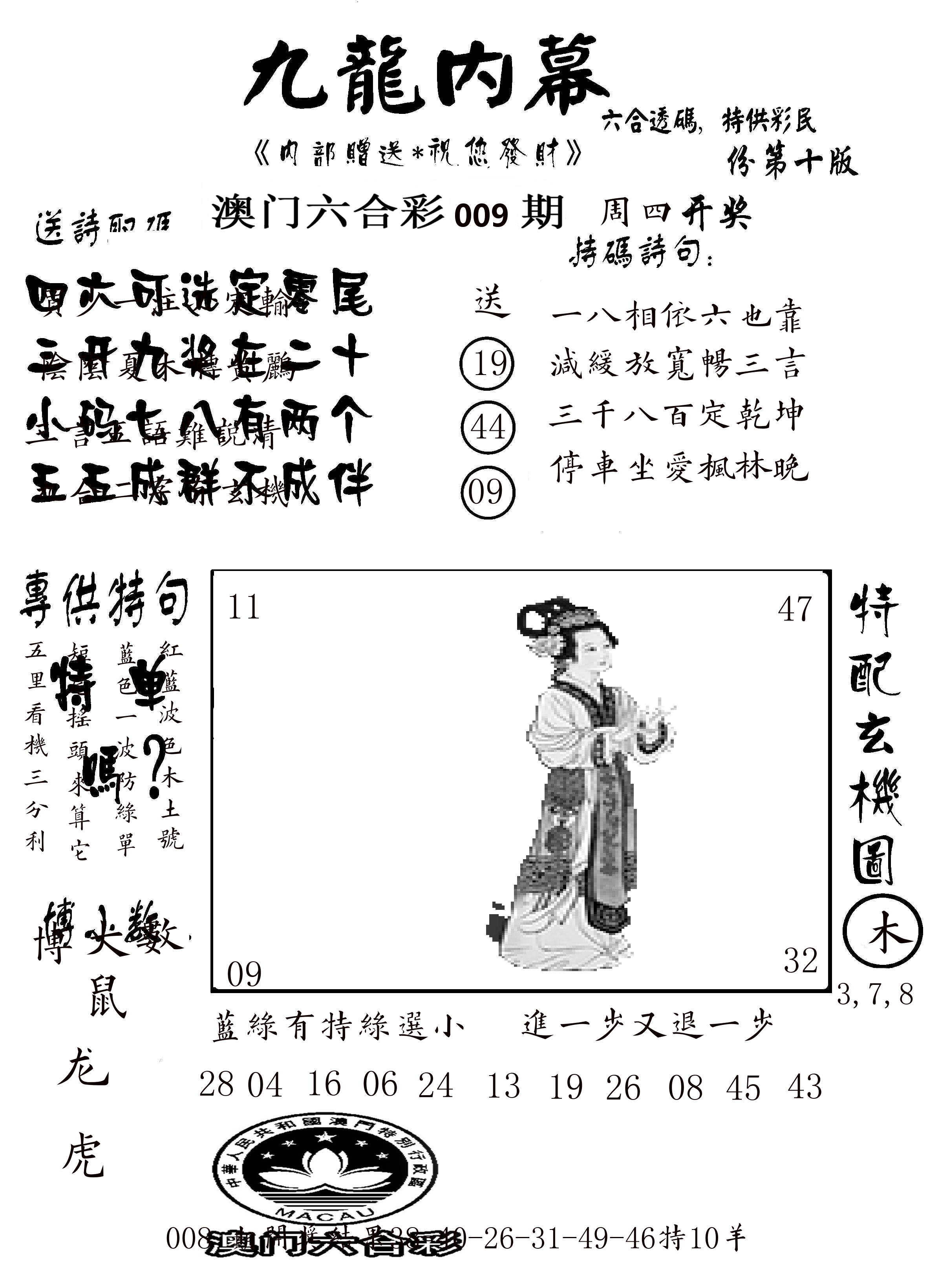 澳门传真2 第9期