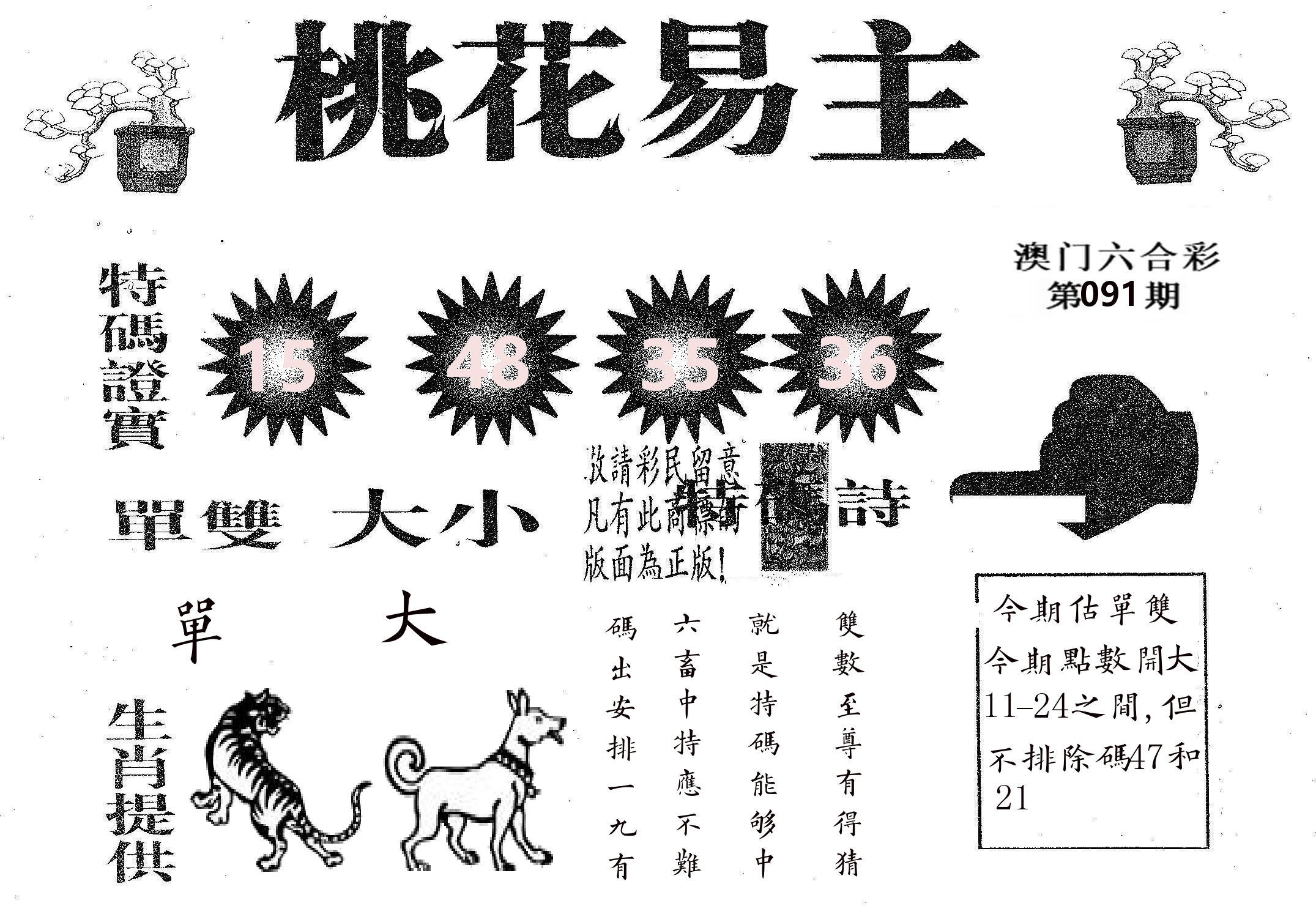 桃花易主 第91期