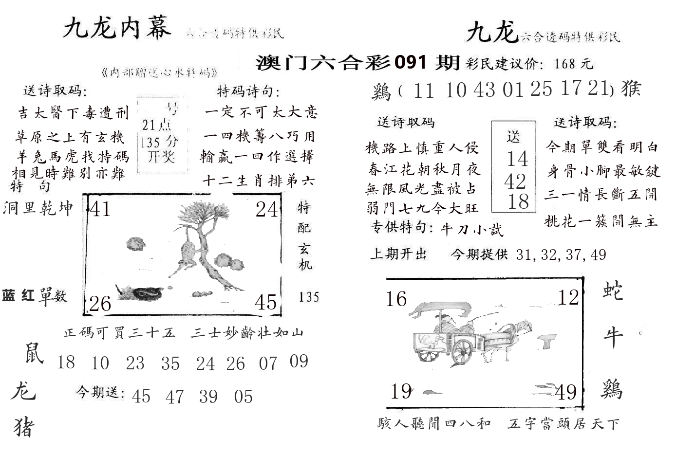 九龙内幕 第91期