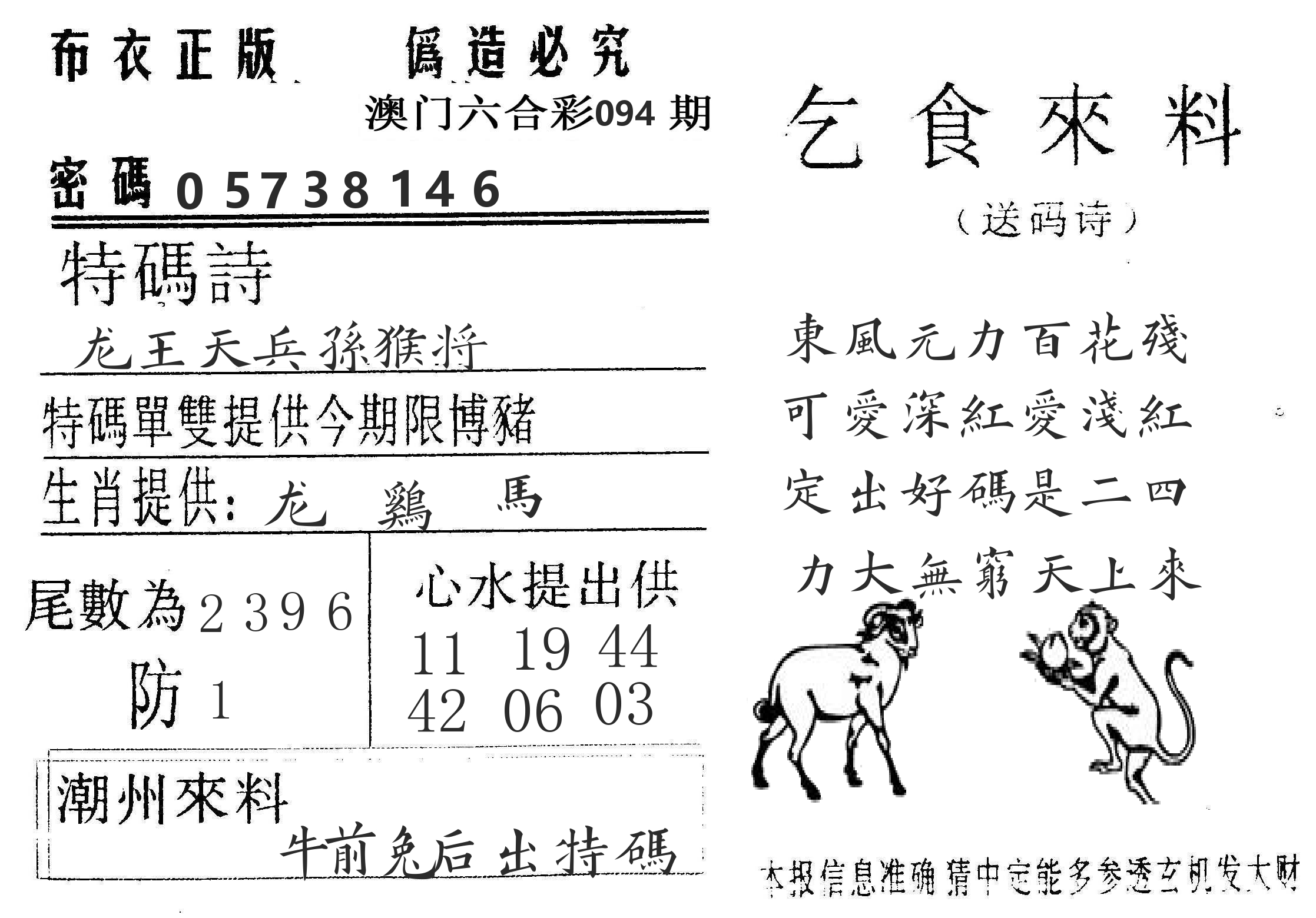 千禧码王 第94期