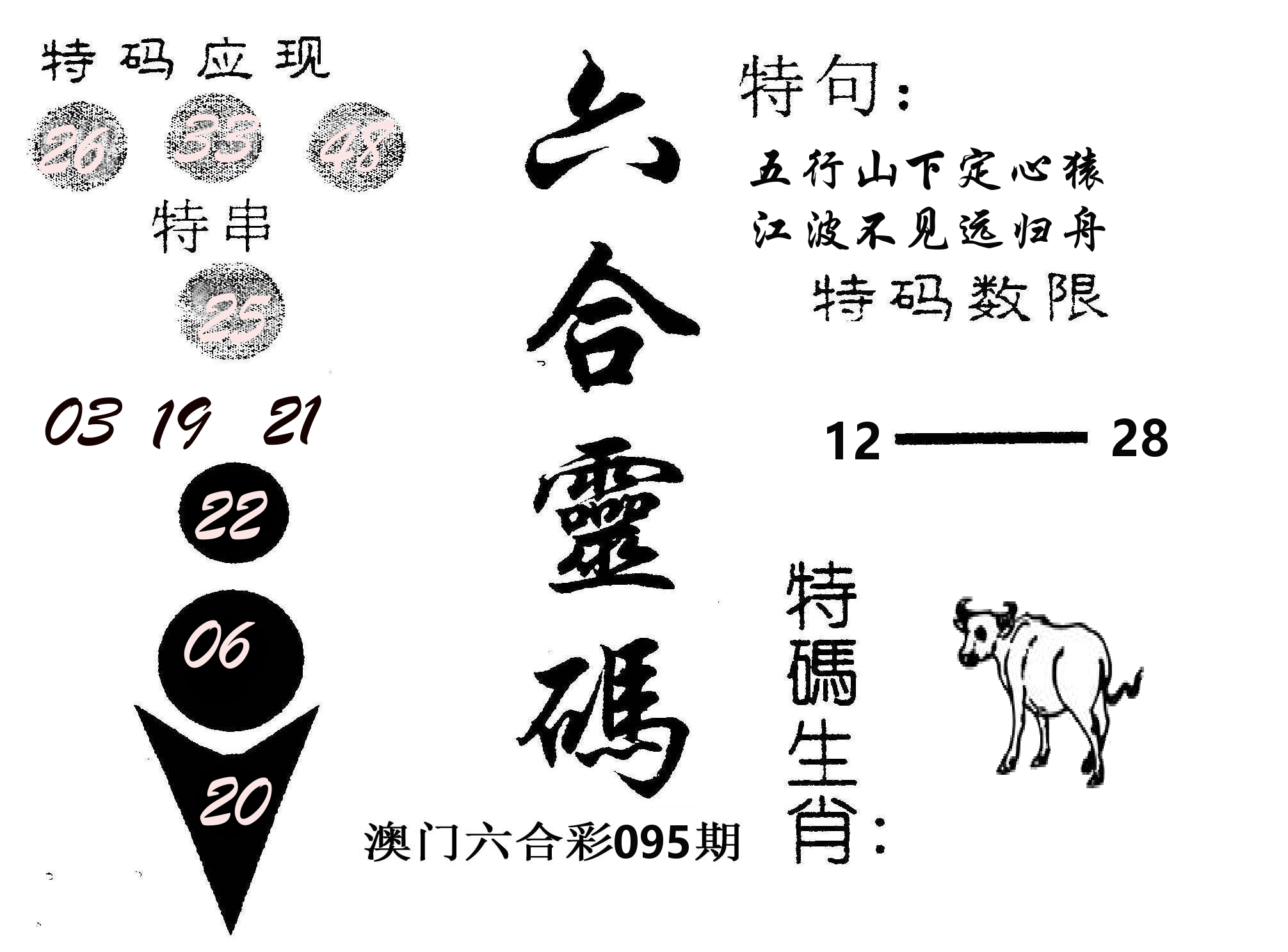 六合灵码 第95期