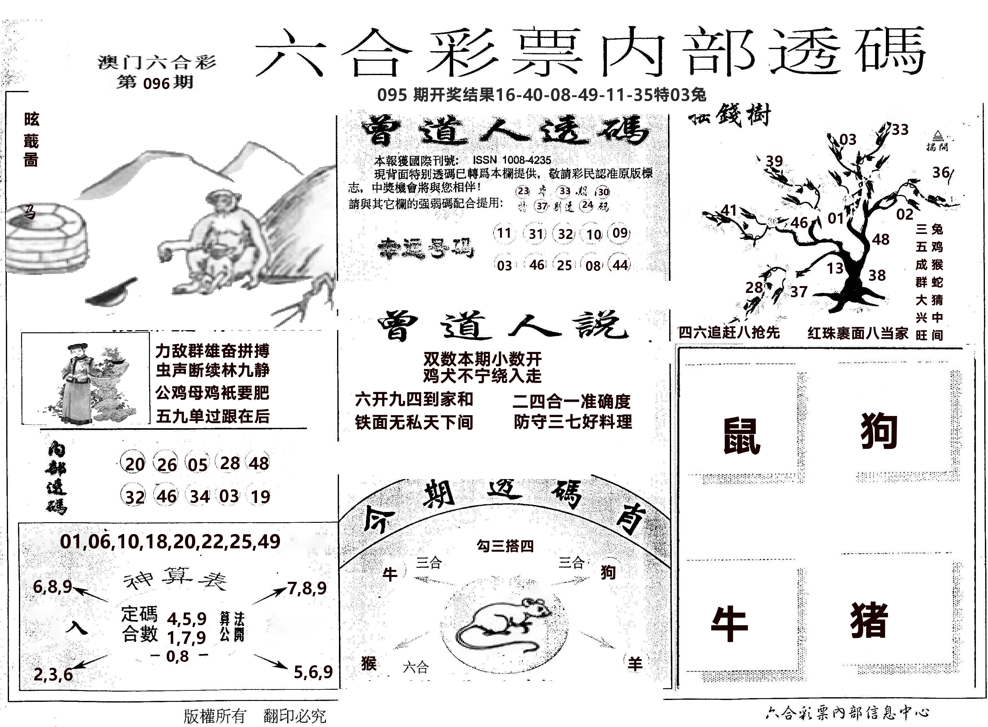 内部透码(信封) 第96期