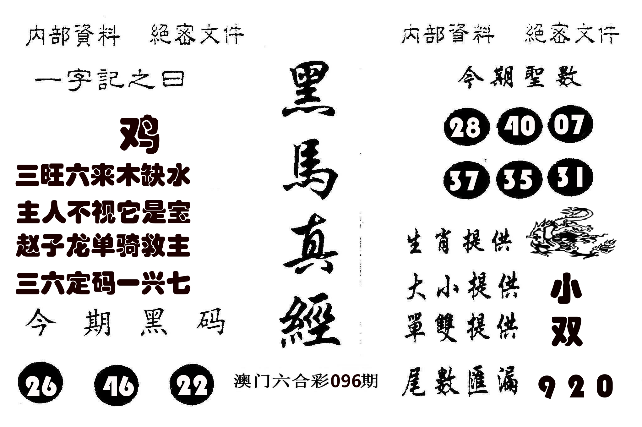 黑马真经 第96期