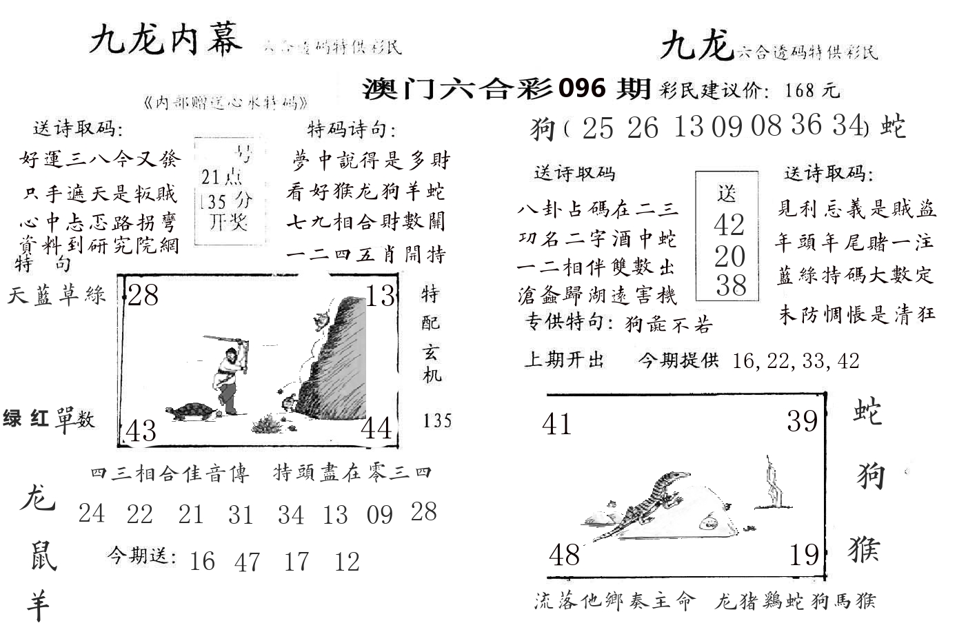 九龙内幕 第96期