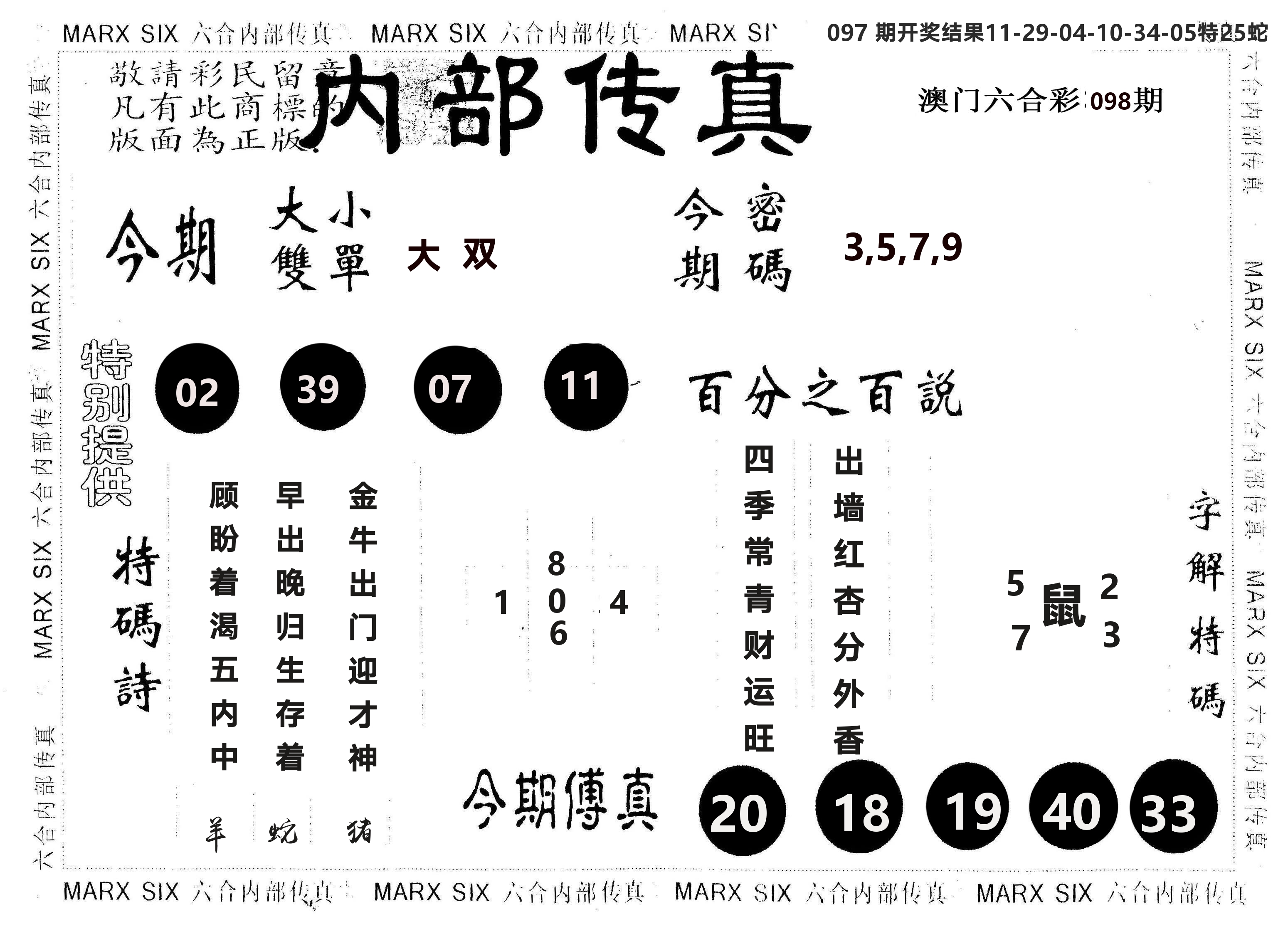 另版内部传真 第98期