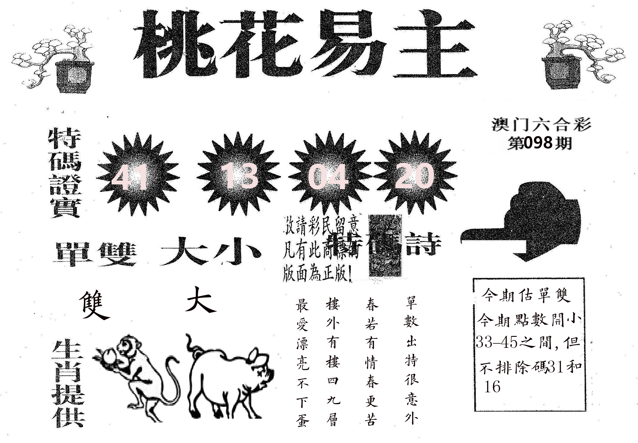 桃花易主 第98期