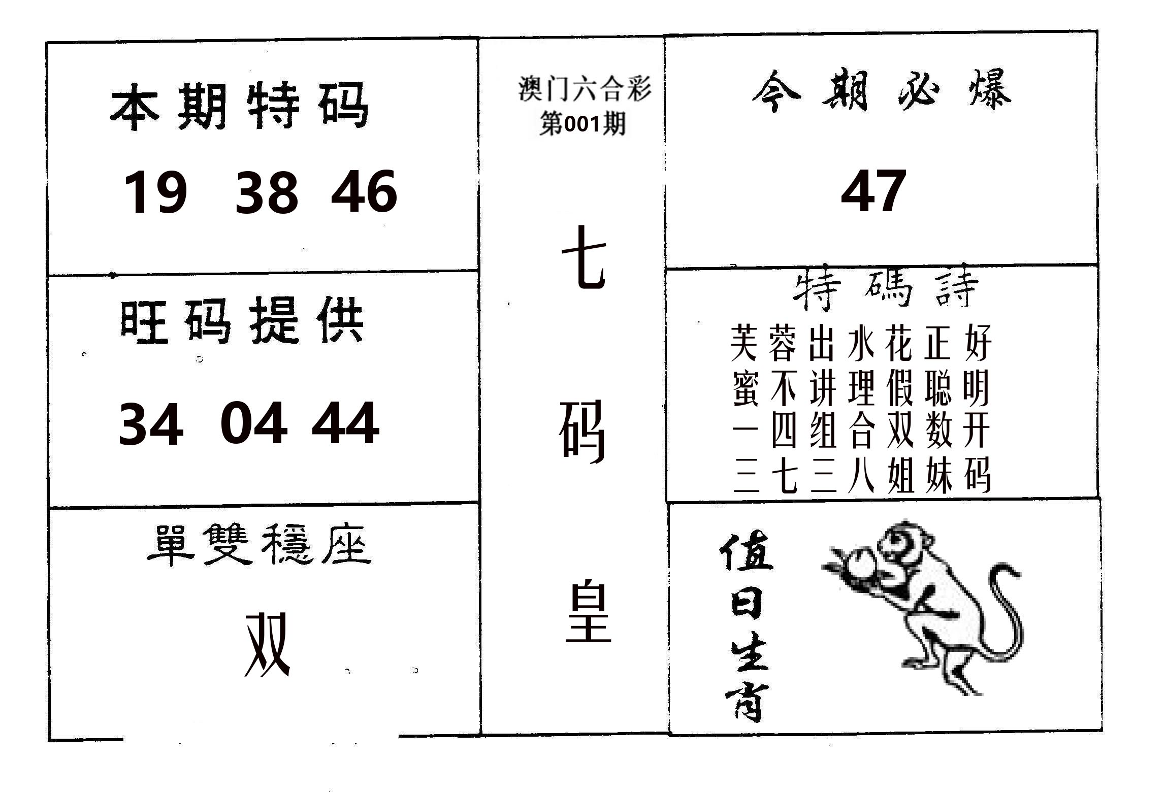 七码皇 第1期