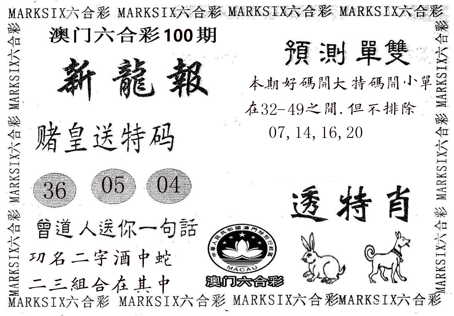 新龙报 第100期