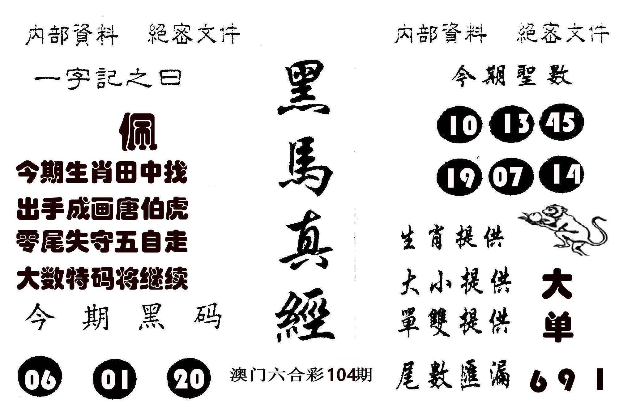 黑马真经 第104期