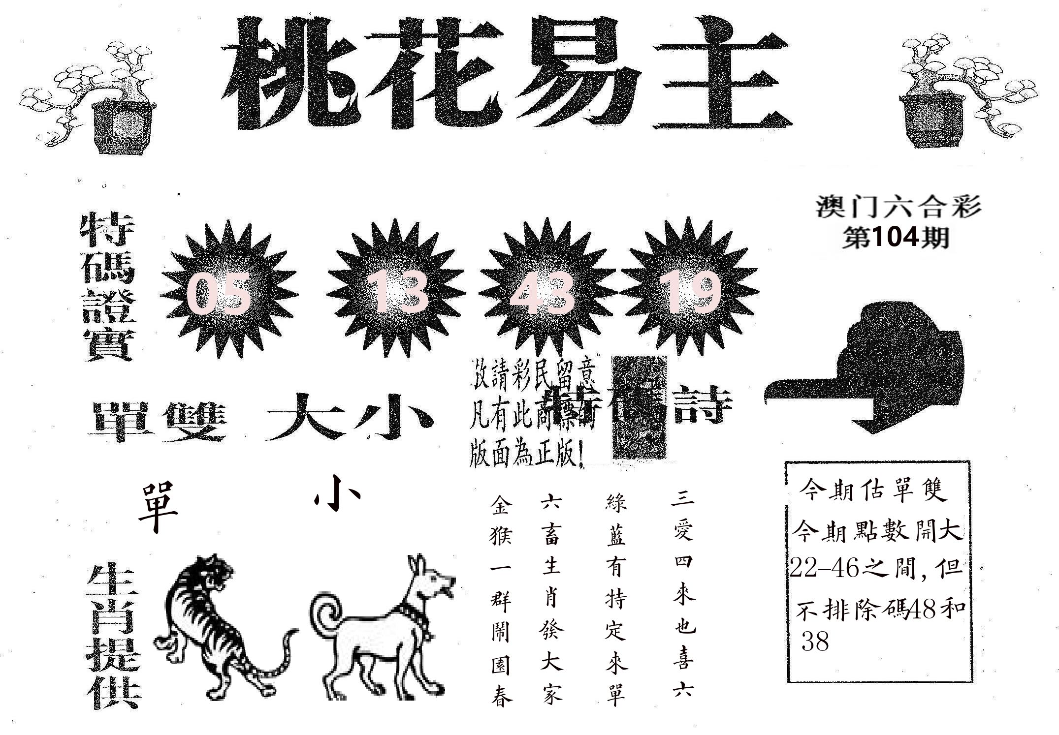 桃花易主 第104期