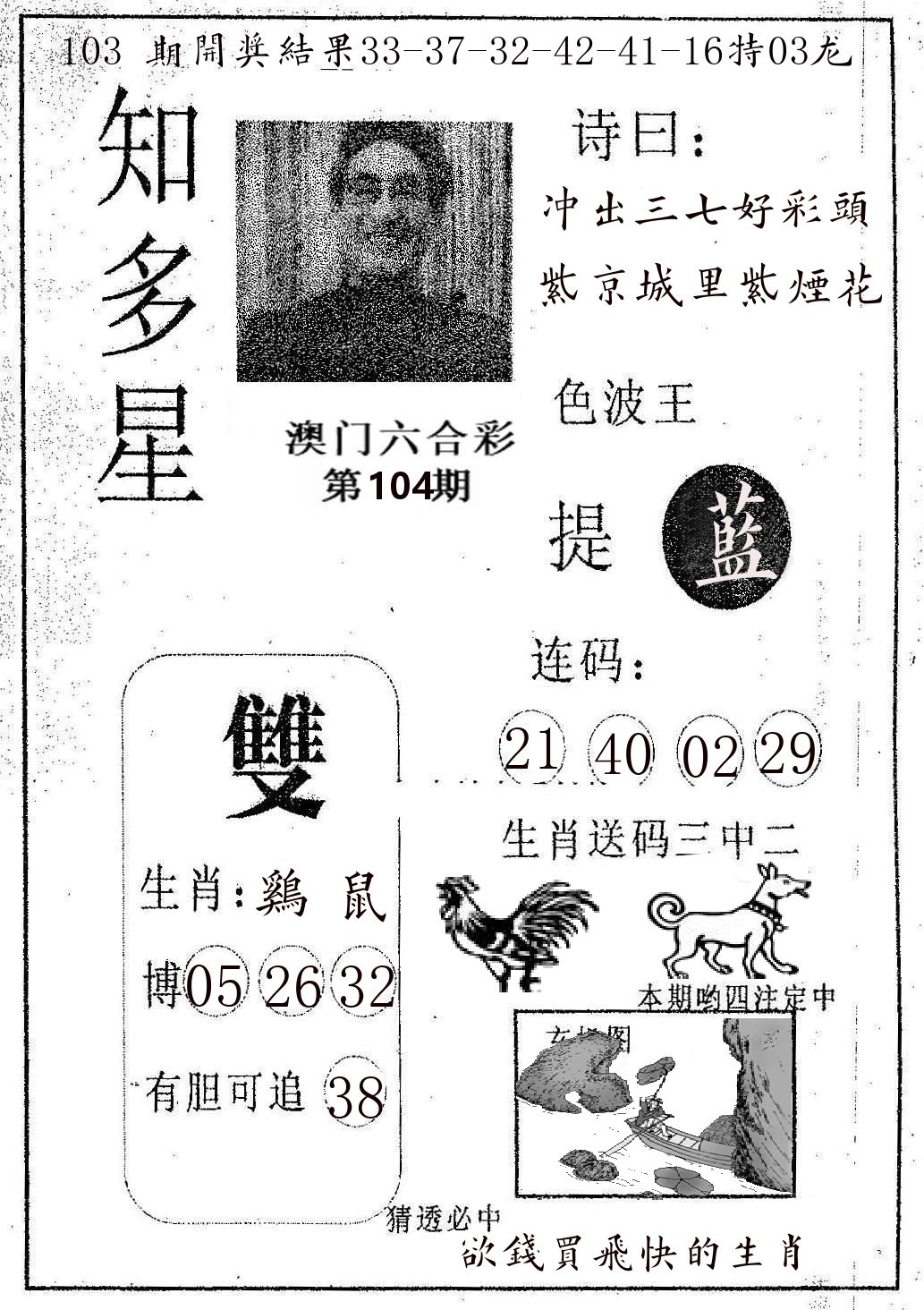 知多星 第104期