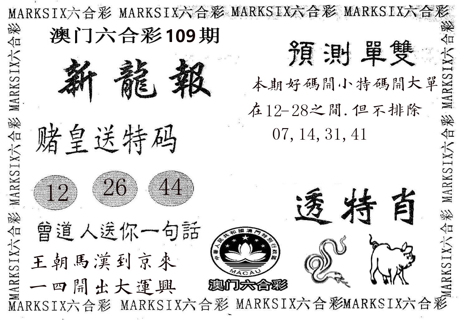 新龙报 第109期