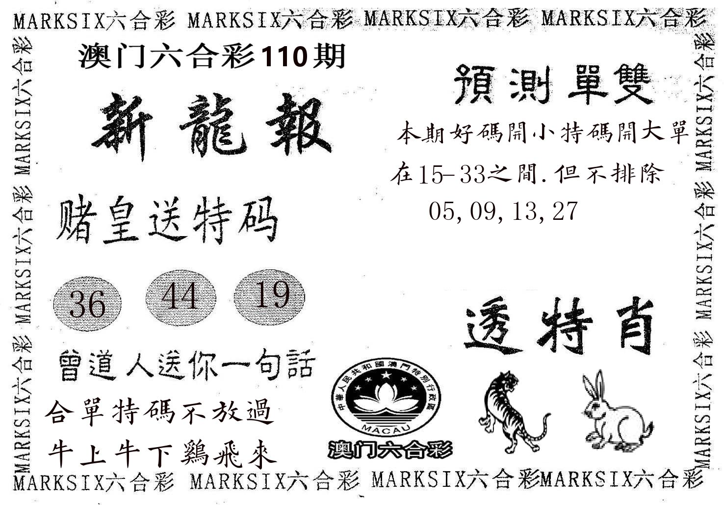 新龙报 第110期