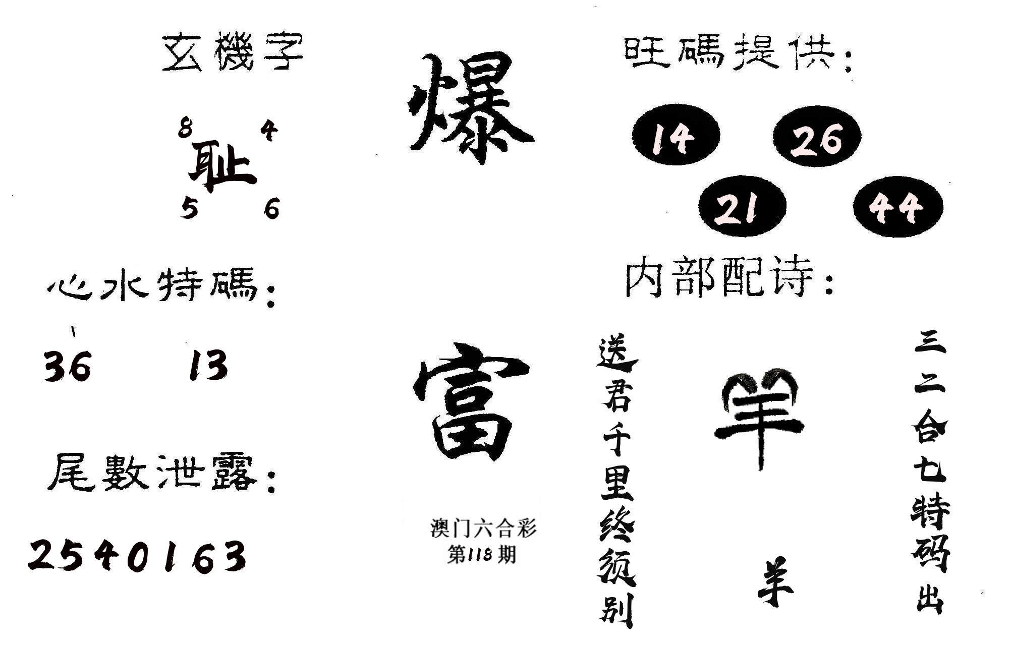 爆富 第118期