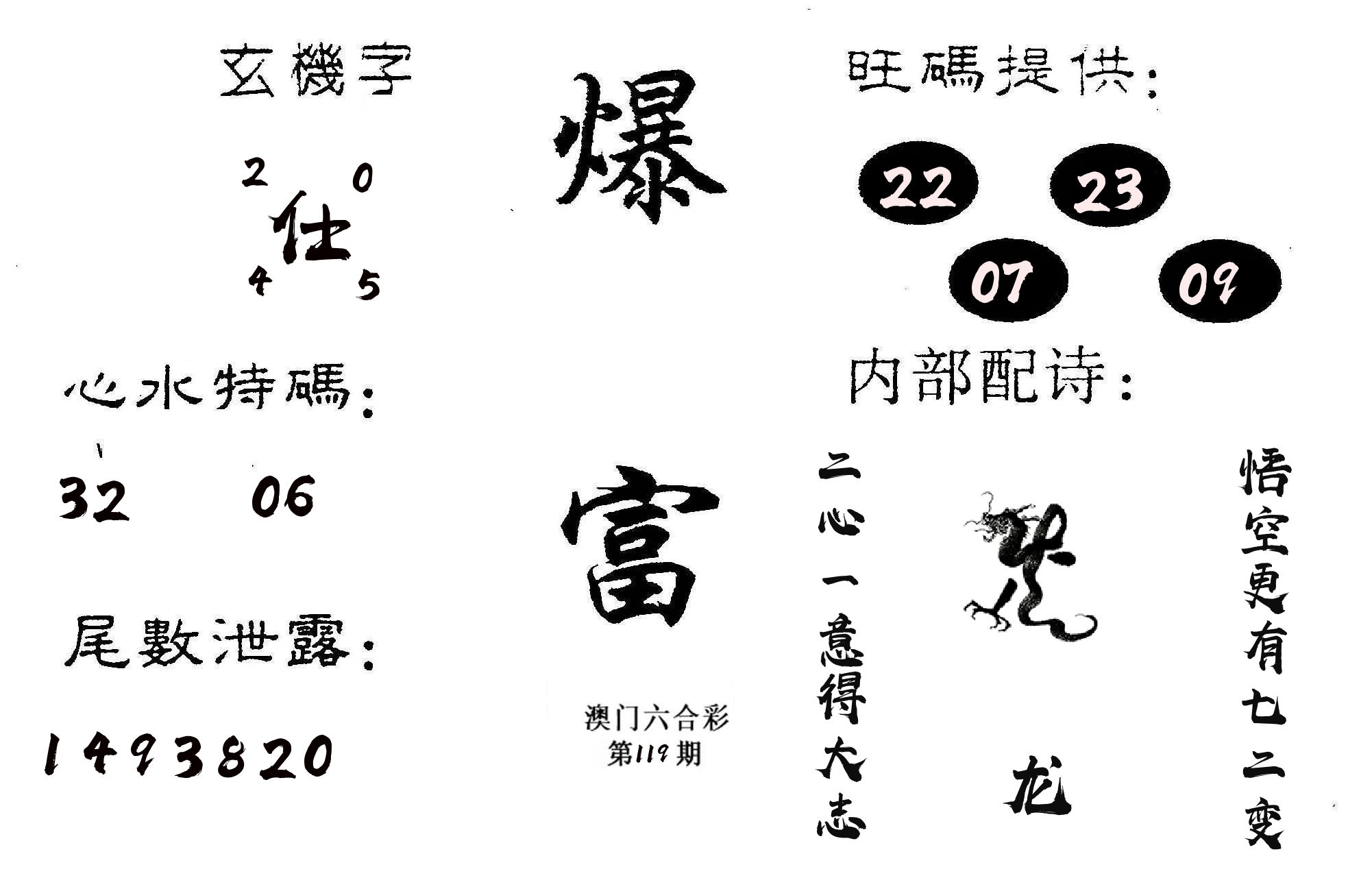 爆富 第119期