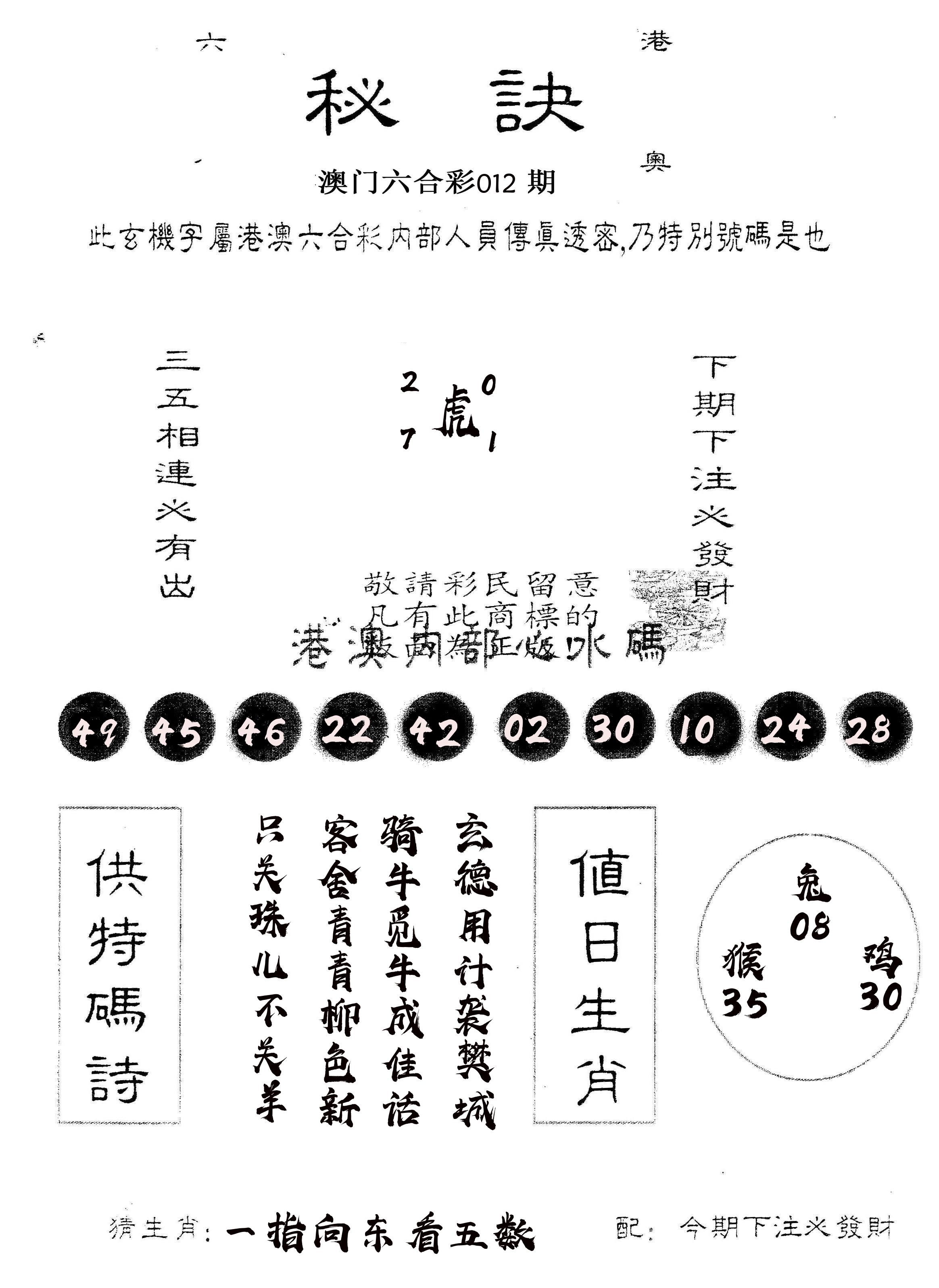 另版秘诀 第12期