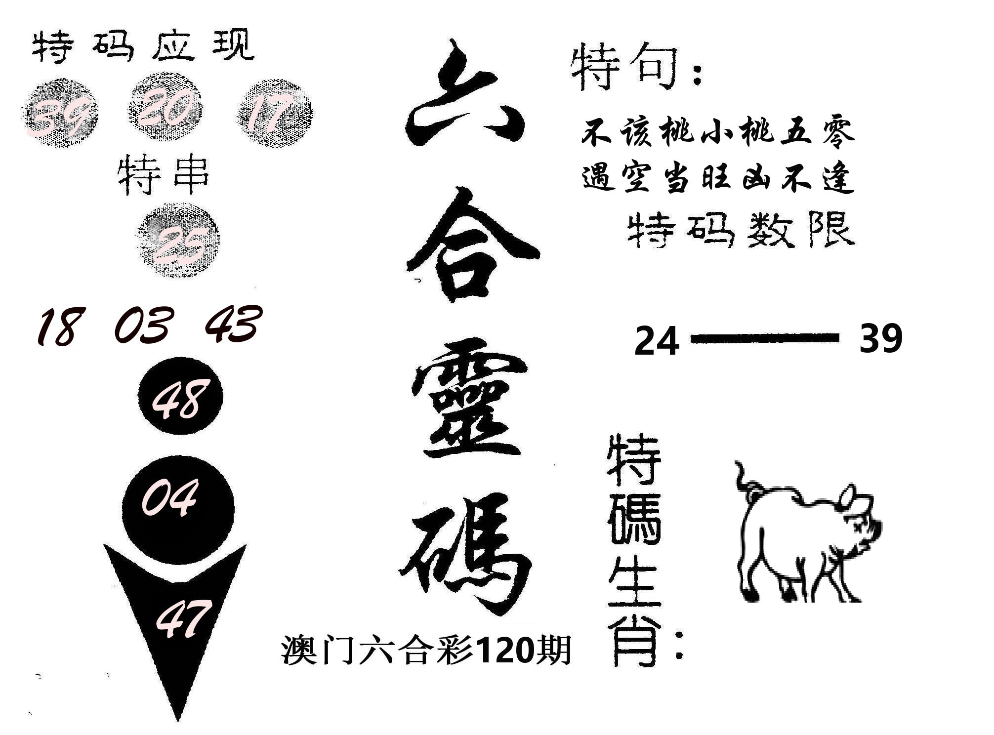 六合灵码 第120期