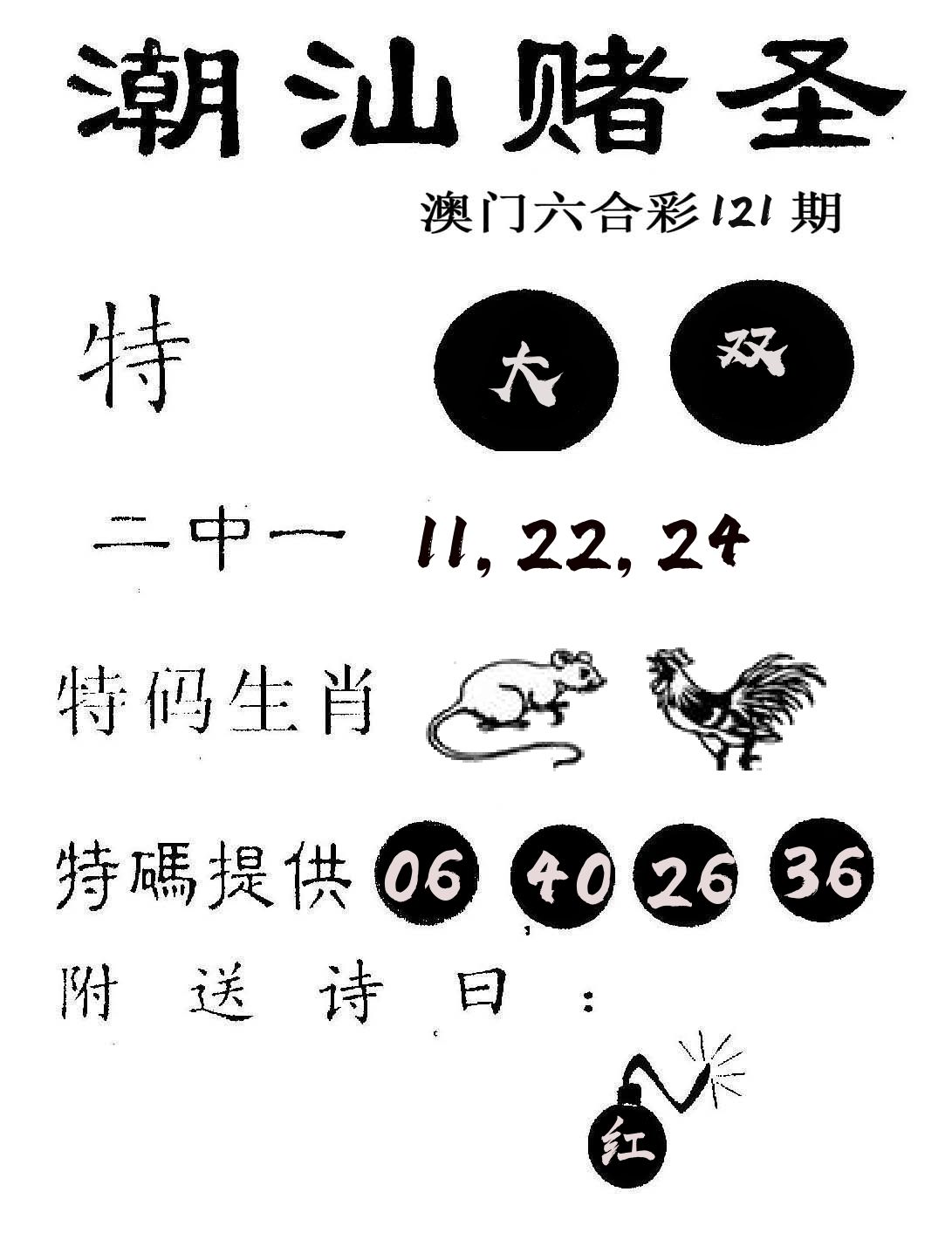 潮汕赌圣 第121期