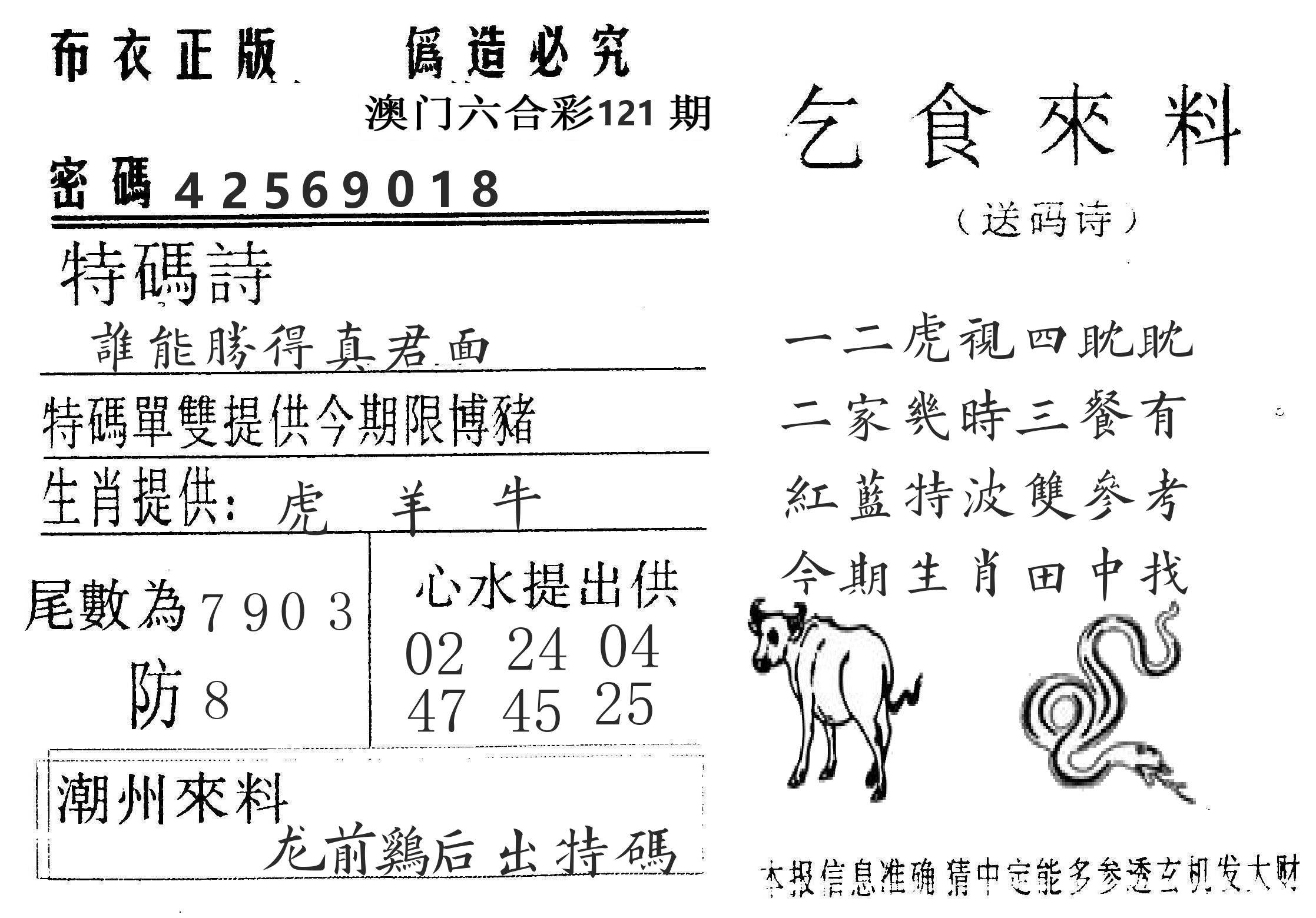 千禧码王 第121期