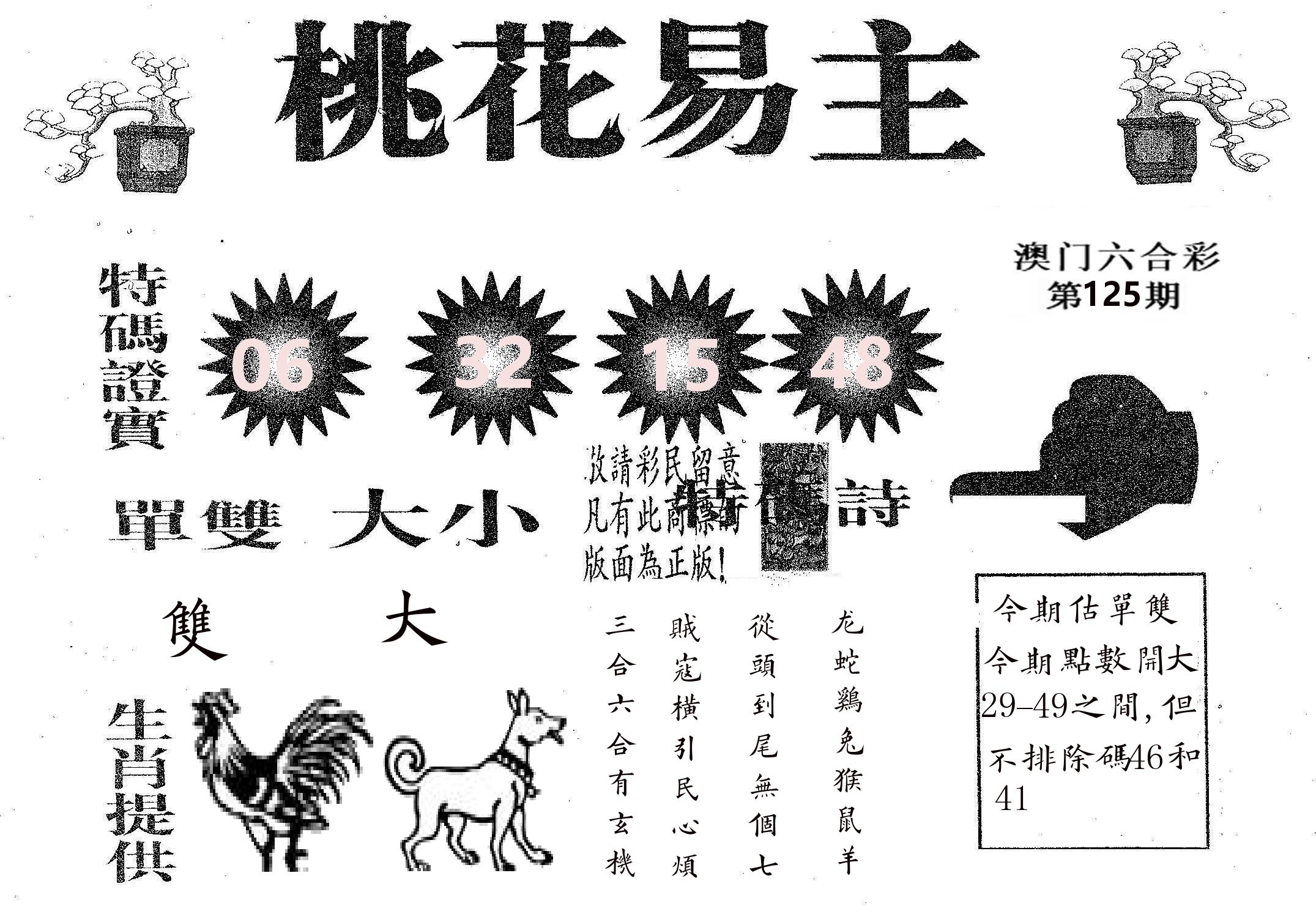 桃花易主 第125期