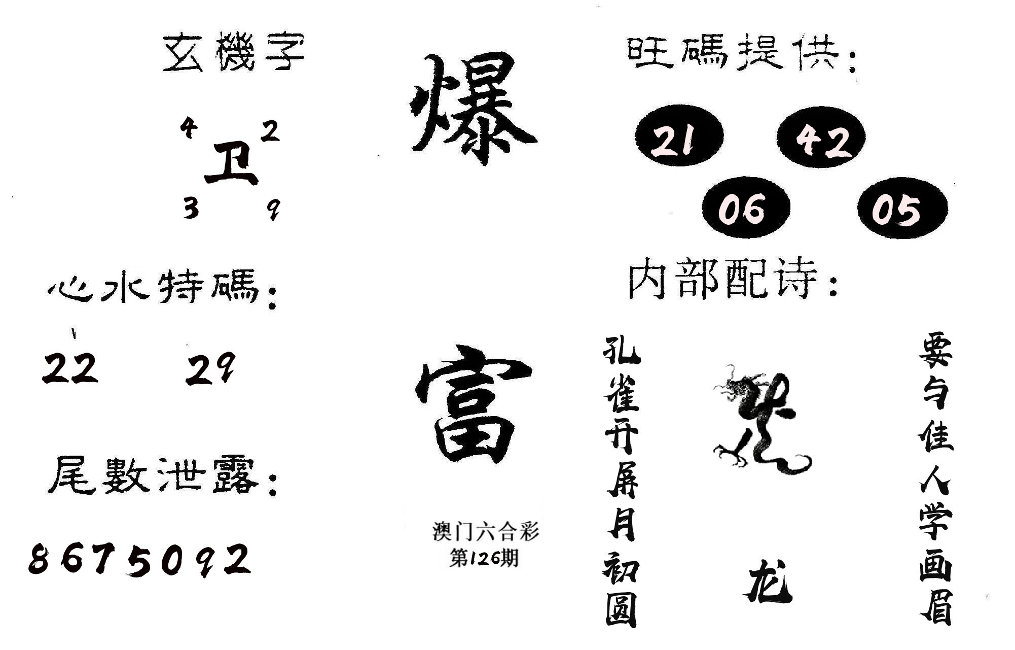 爆富 第126期