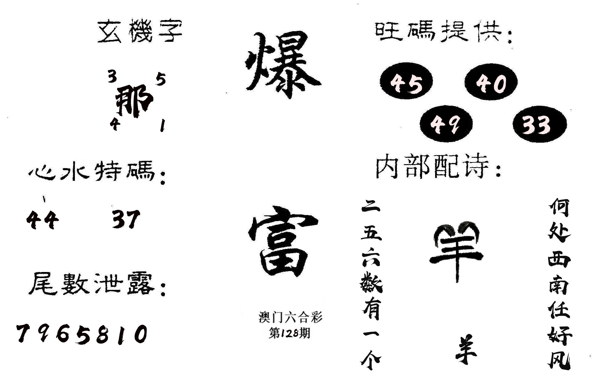 爆富 第128期
