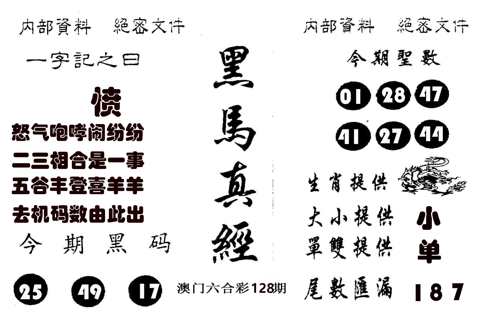 黑马真经 第128期